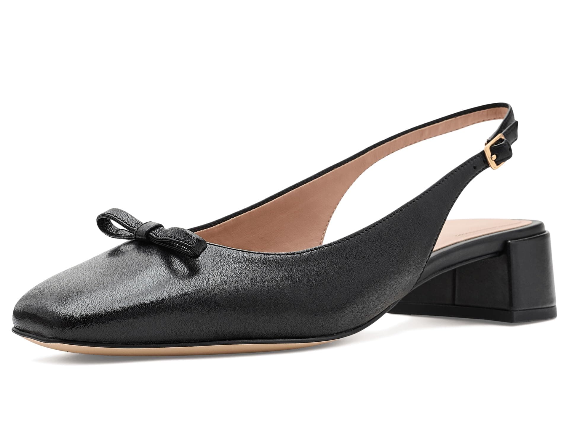 Cole Haan Patsy Bow Slingback Pumps — cor Preto
