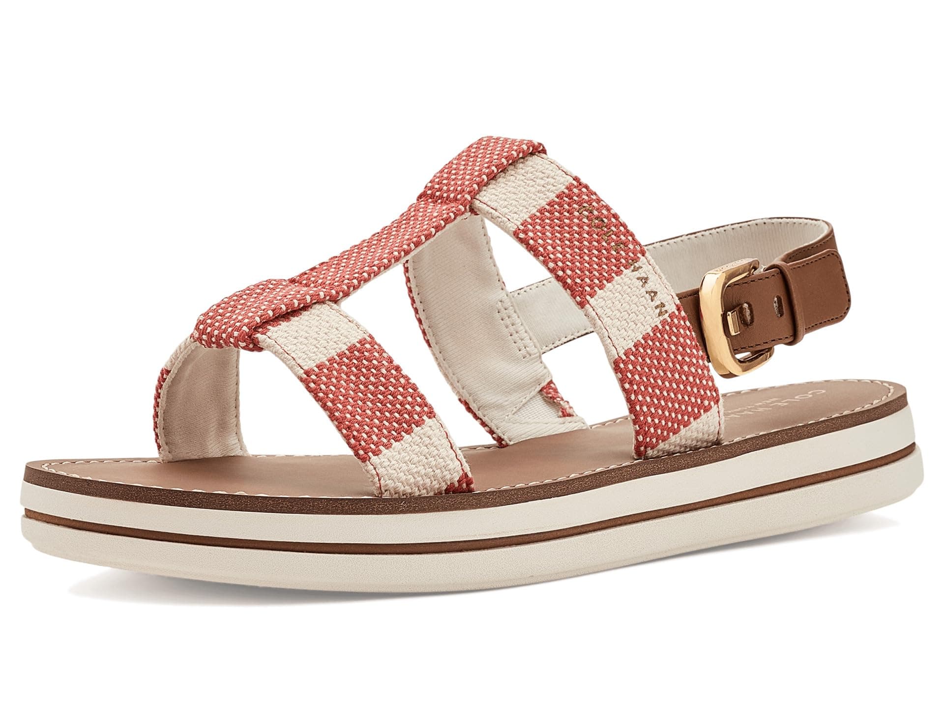 Cole Haan Pinch Long-weekender Sandals — cor Marrom