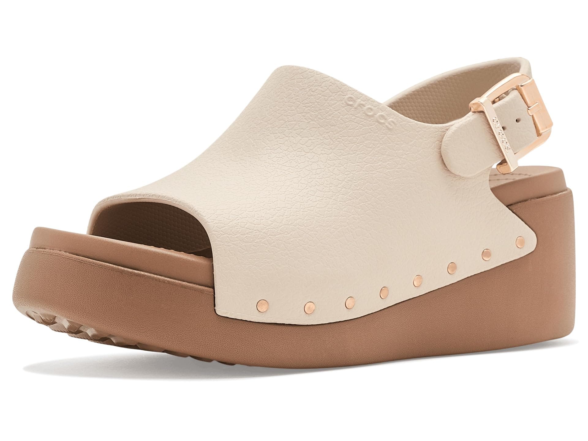 Crocs Dylan Platform Slide Sandals — cor Marrom
