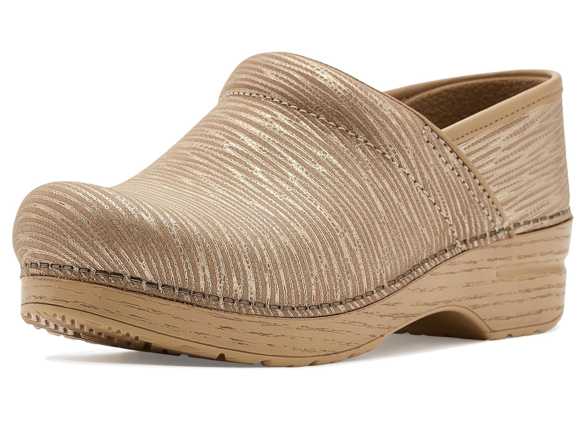 Dansko Professional Leather — cor Dourado