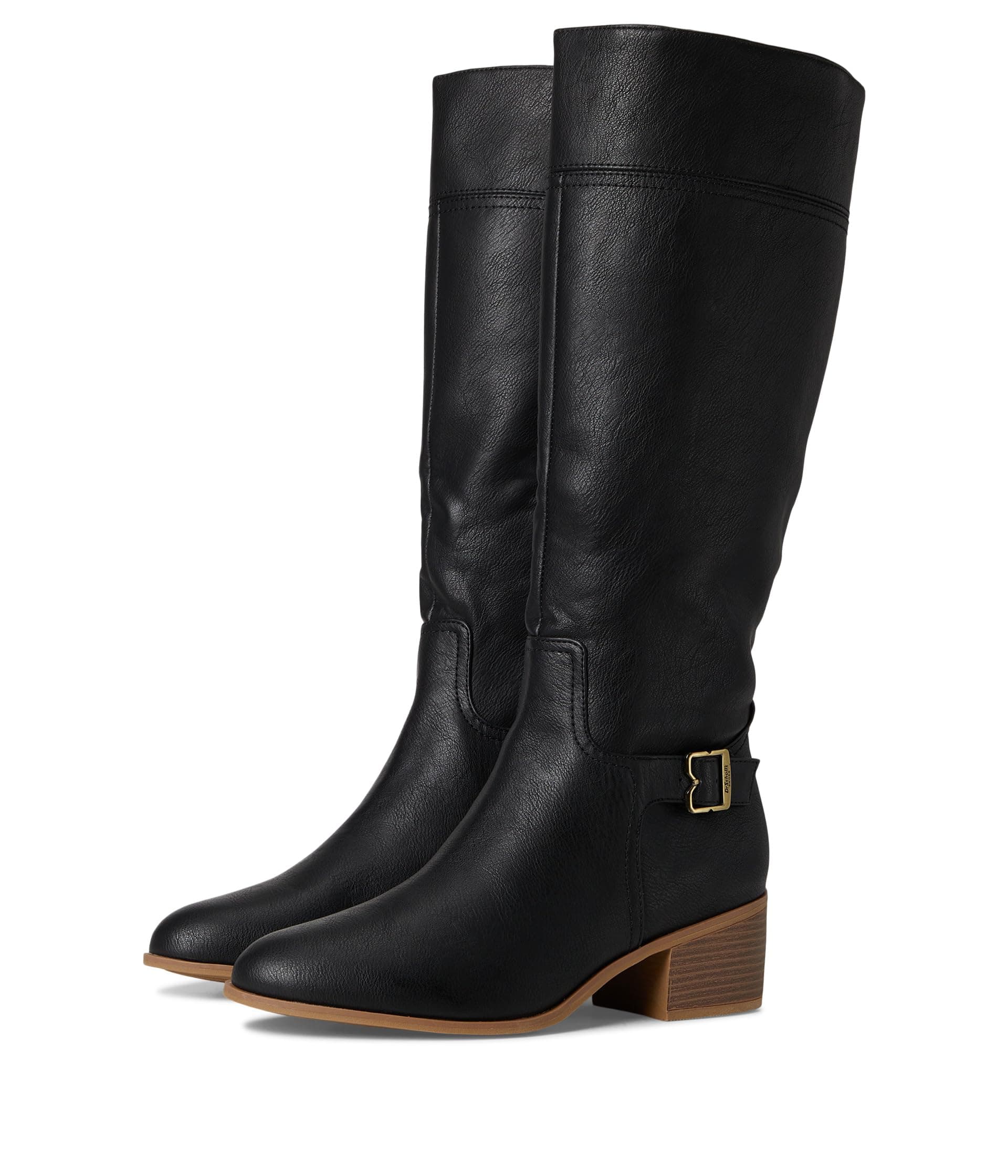Dr. Scholl's Adeline Zip Tall Boots — cor Preto