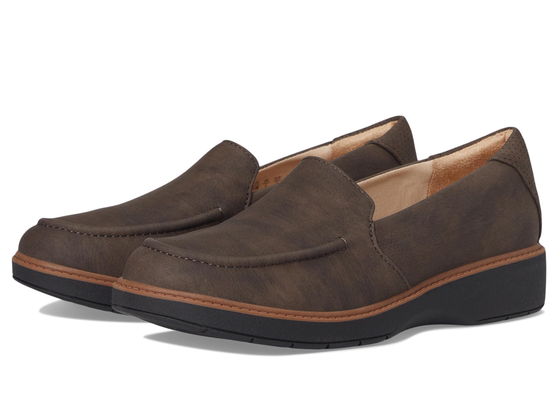 Dr. Scholl's Calm Down Loafers/Moc Shoes — cor Marrom