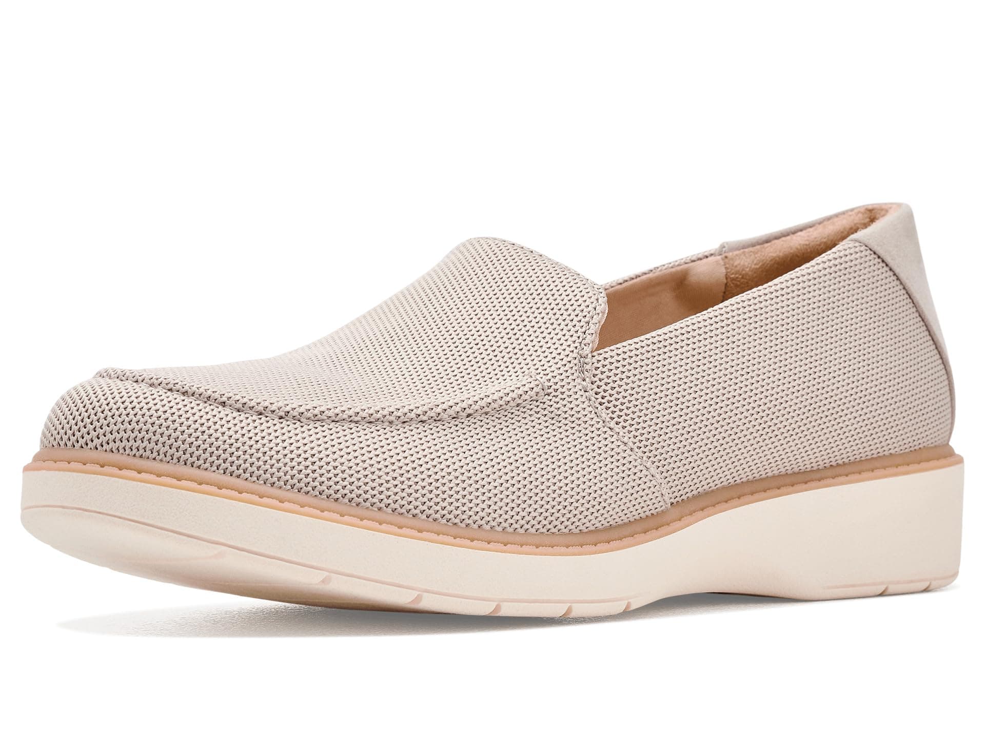 Dr. Scholl's Calm Down Loafers/Moc Shoes — cor Nude