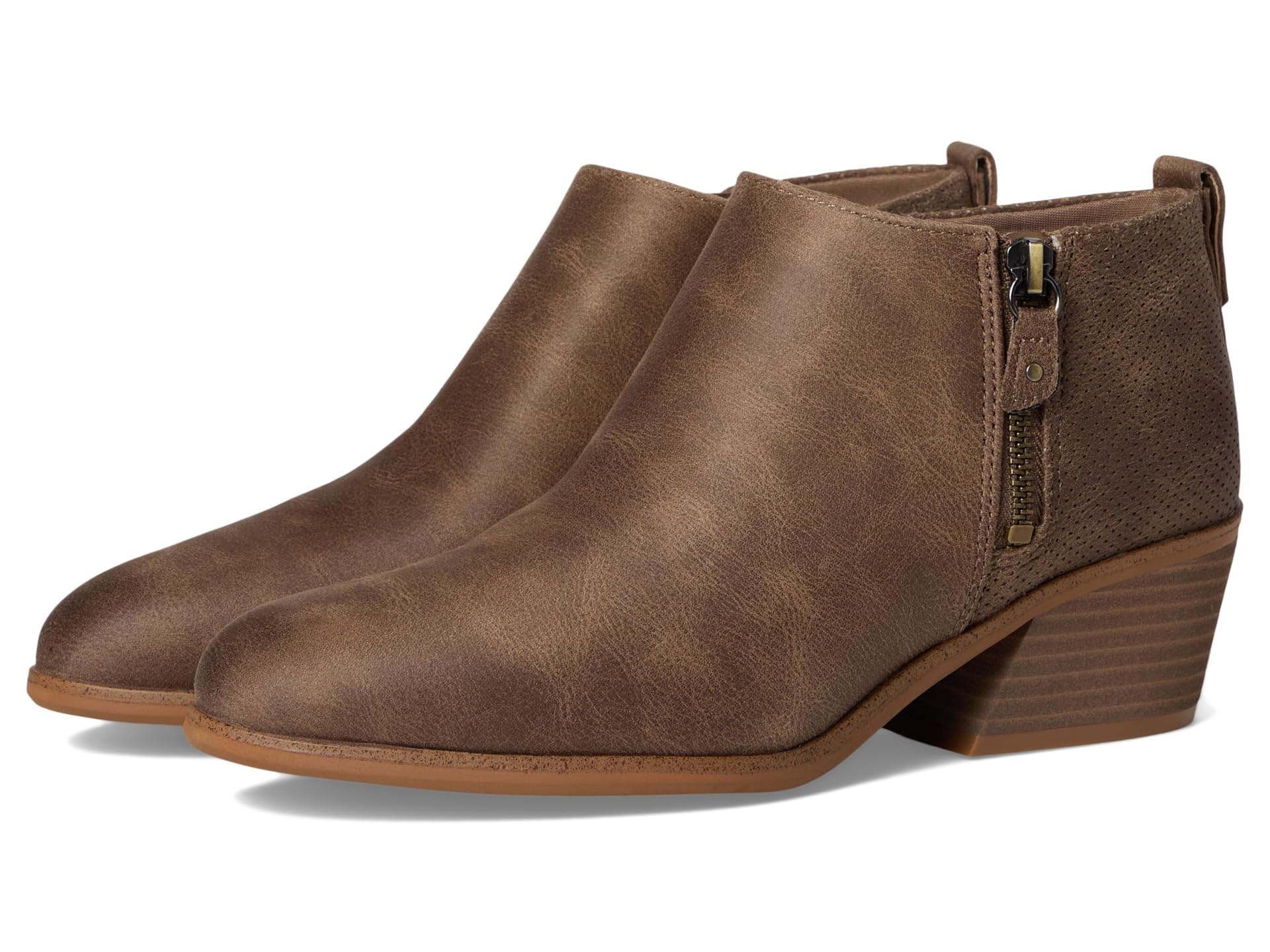 Dr. Scholl's Lainey Western Short Boots — cor Bege