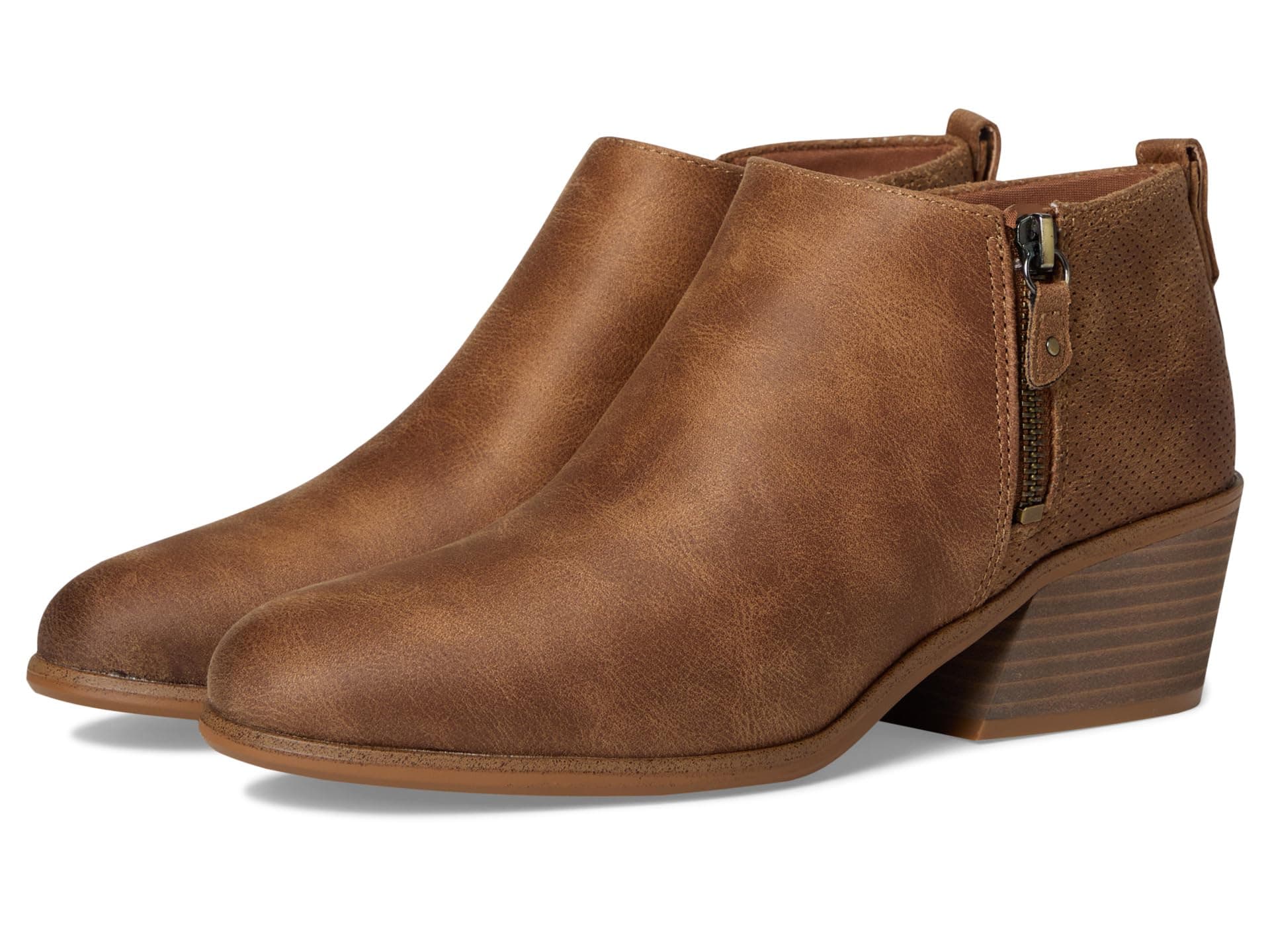 Dr. Scholl's Lainey Western Short Boots — cor Marrom