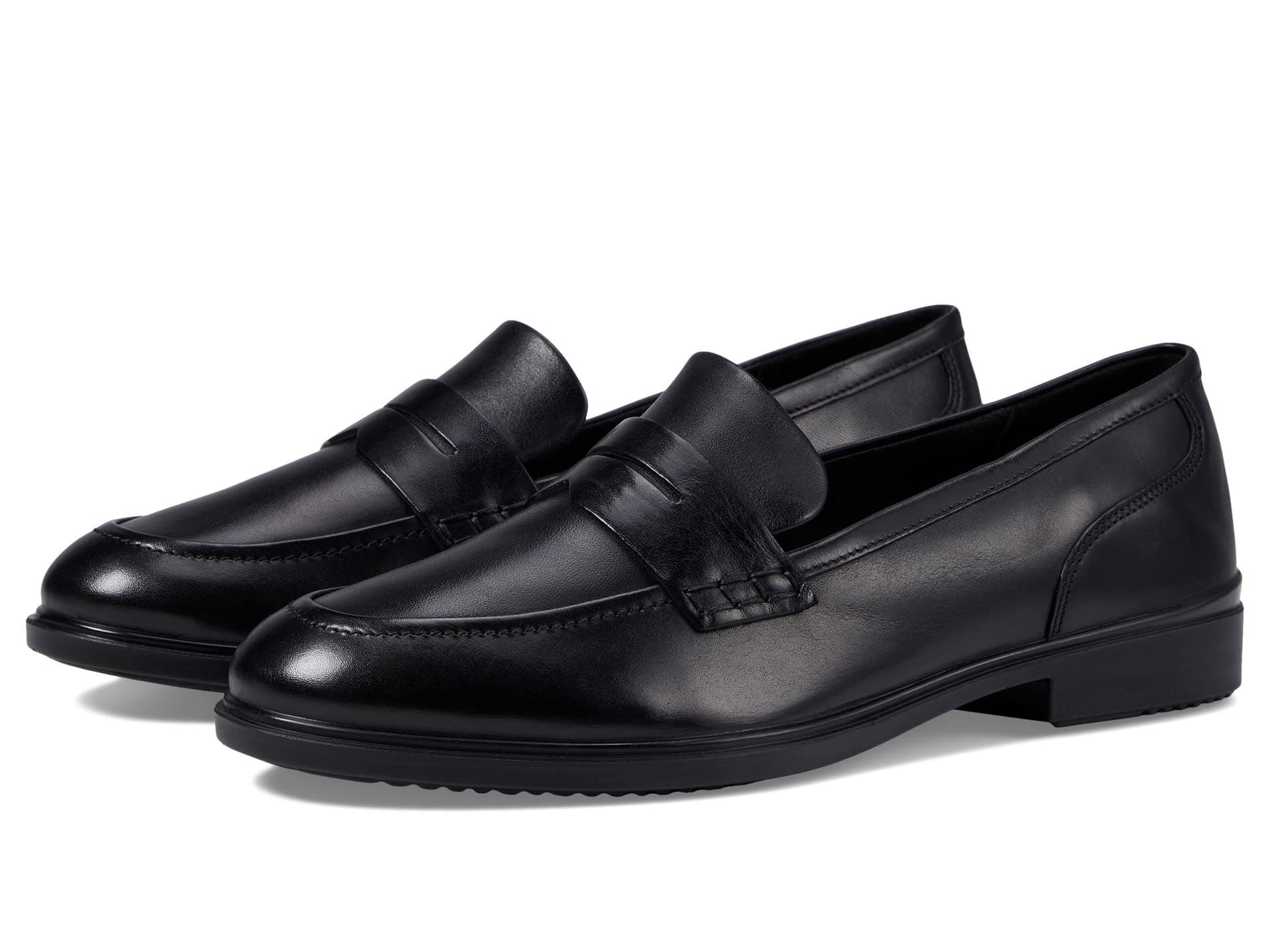 ECCO Dress Classic 15 Penny Loafers — cor Preto