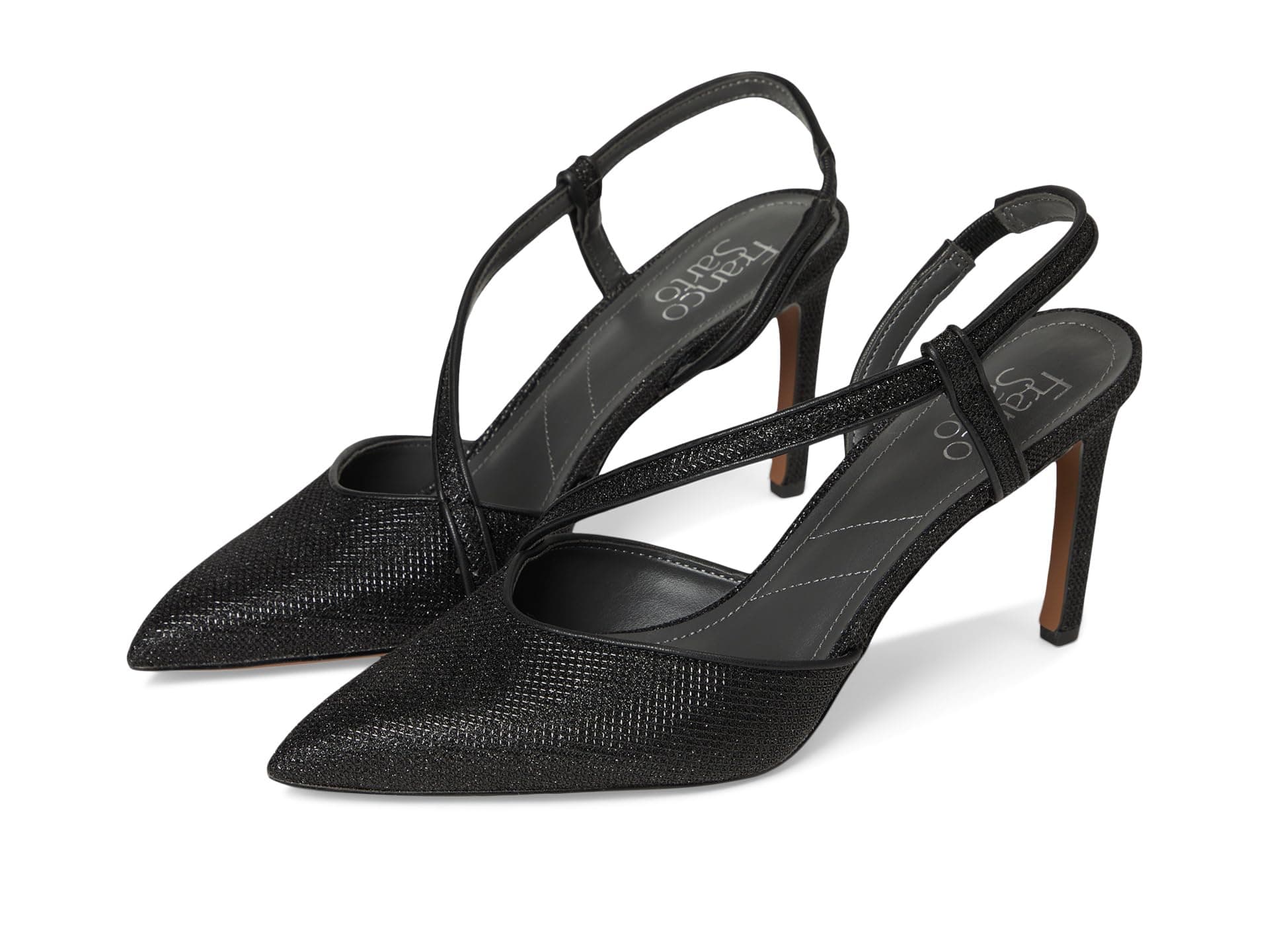 Franco Sarto Peyton Strappy Sandals — cor Preto