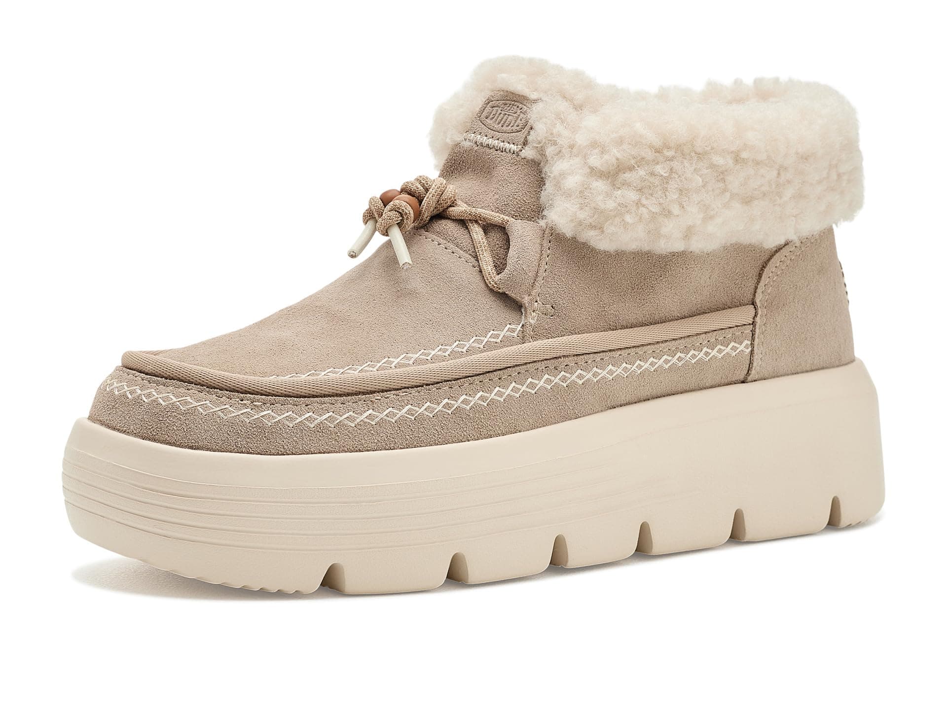 Hey Dude Austin Edge Lounge Suede — cor Bege