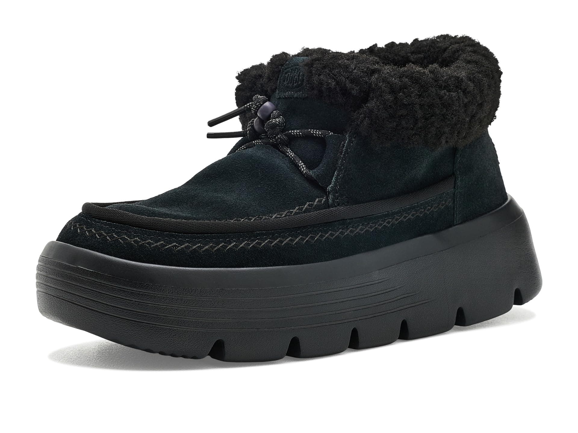 Hey Dude Austin Edge Lounge Suede — cor Preto