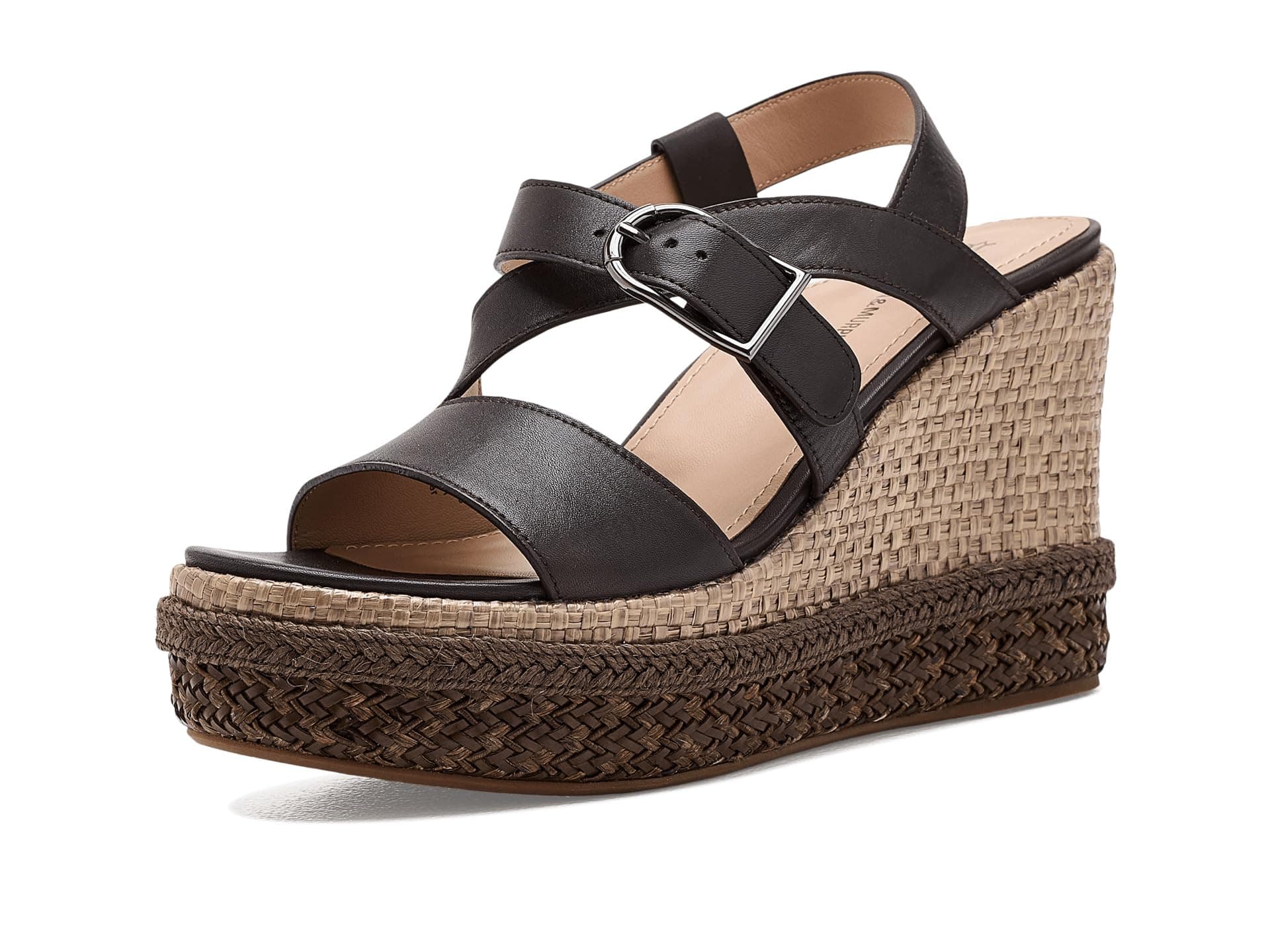 Johnston & Murphy Addison Asymmetrical Wedge — cor Marrom