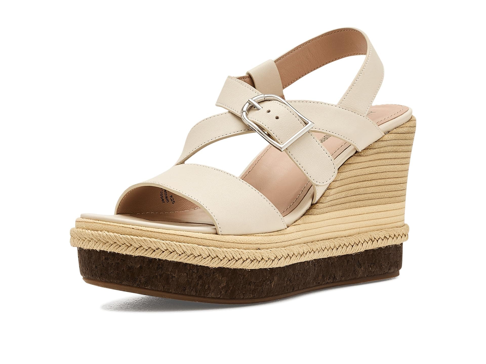 Johnston & Murphy Addison Asymmetrical Wedge — cor Off-white