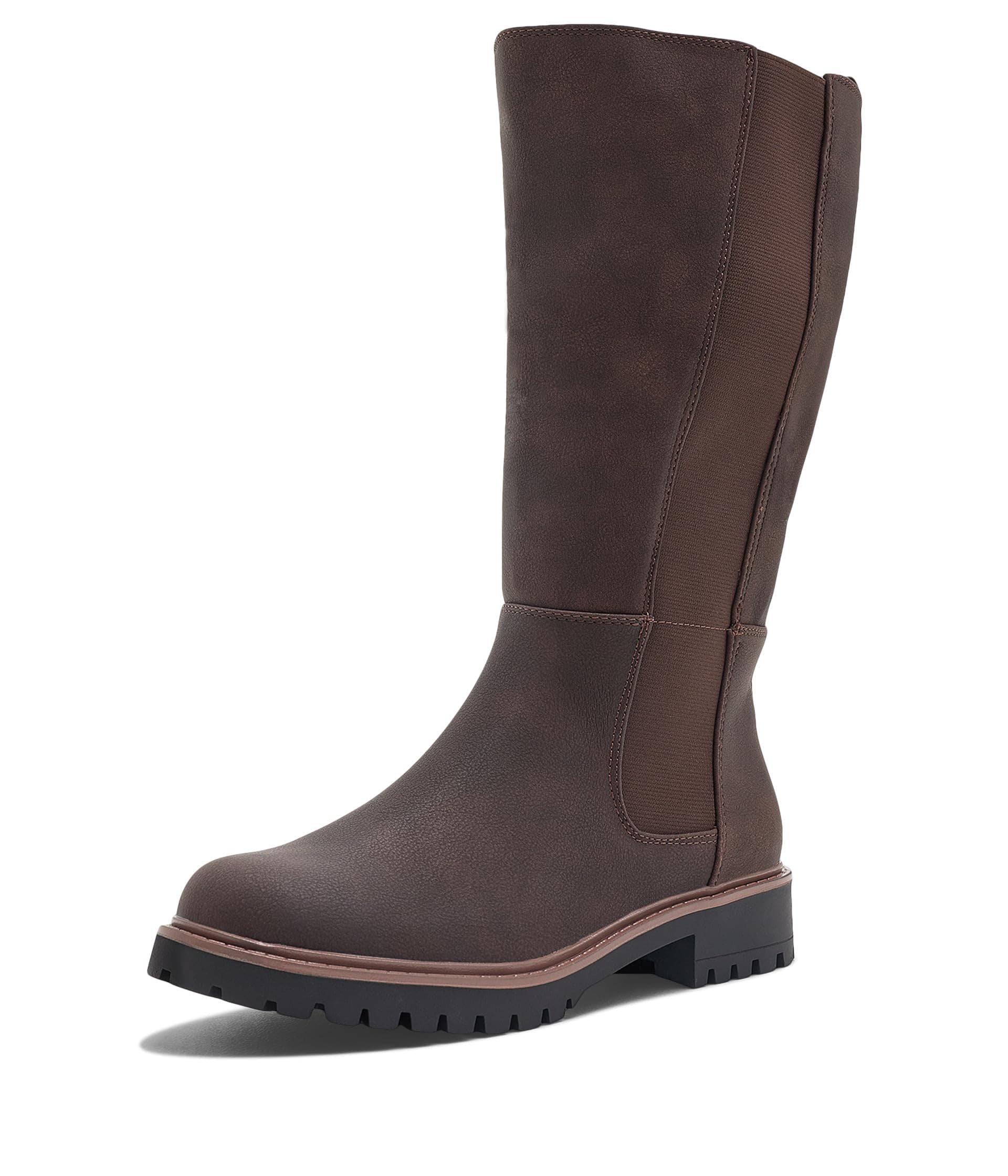 Journee Collection Brandi - Extra Wide Calf — cor Marrom