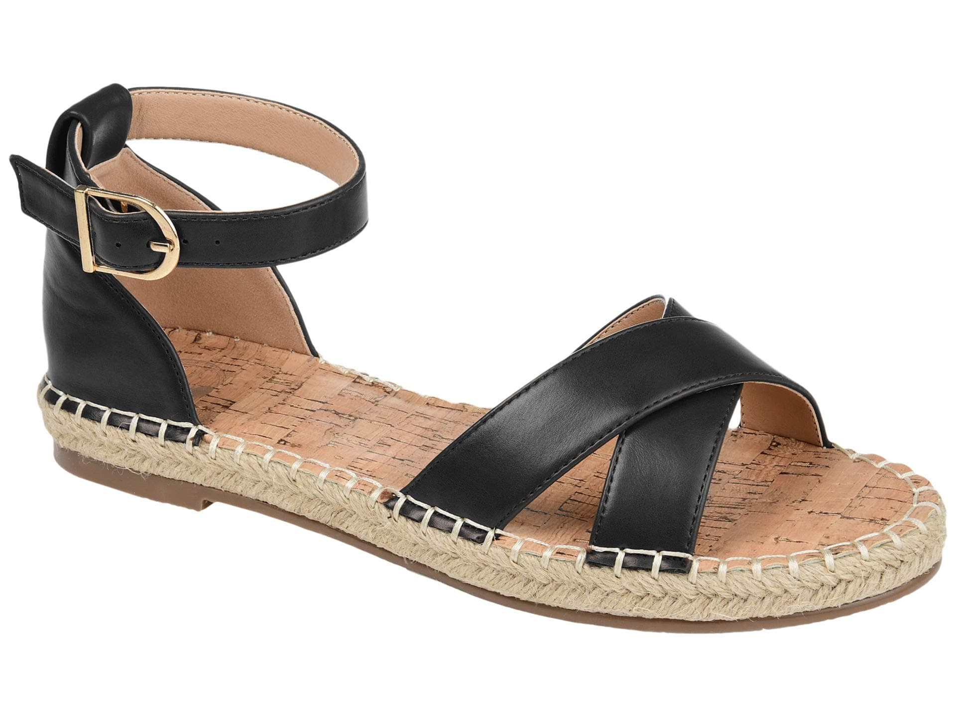 Journee Collection Lyddia Sandals — cor Preto
