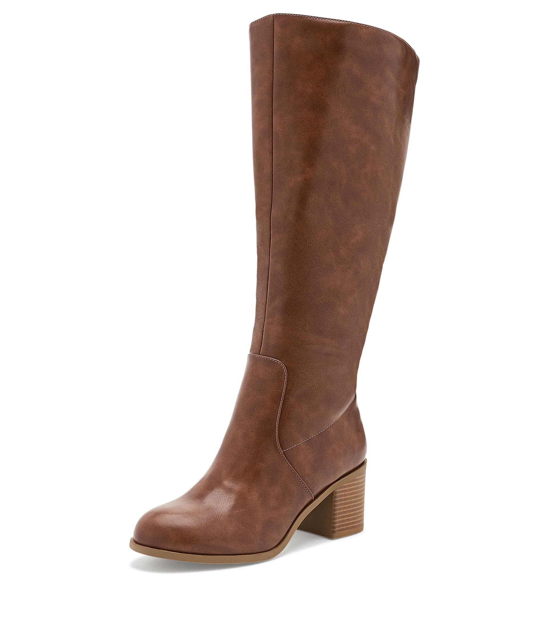 Journee Collection Romilly - Wide Calf — cor Marrom