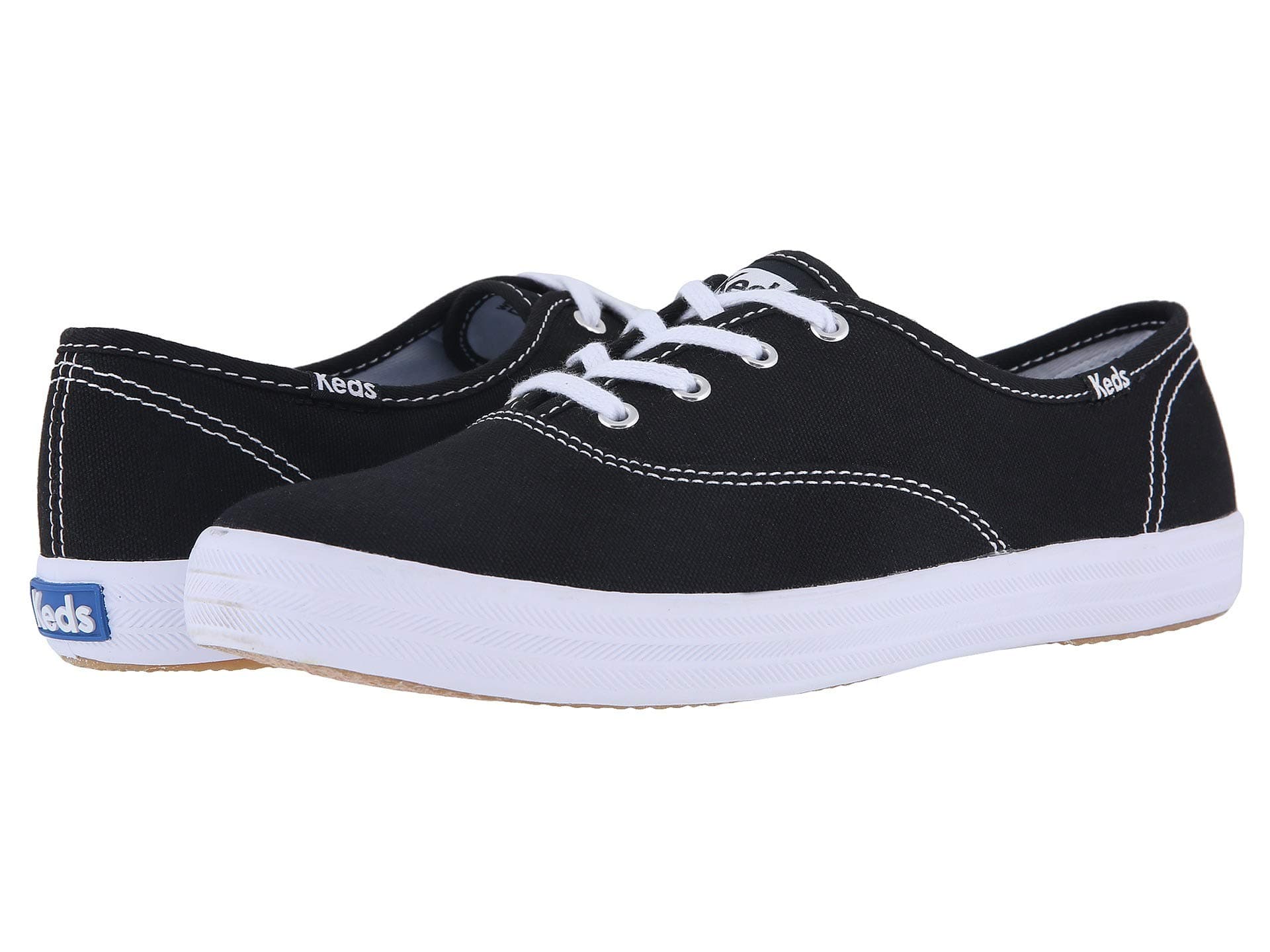 Keds Champion Canvas Lace-Up — cor Preto