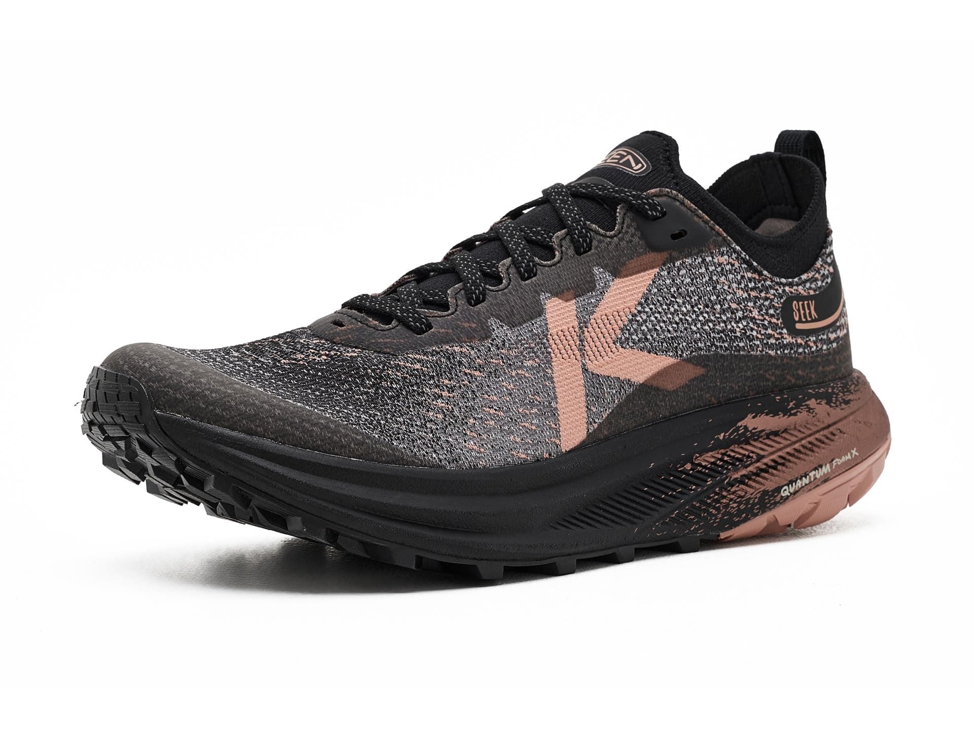 KEEN Seek Trail Running Shoes — cor Preto