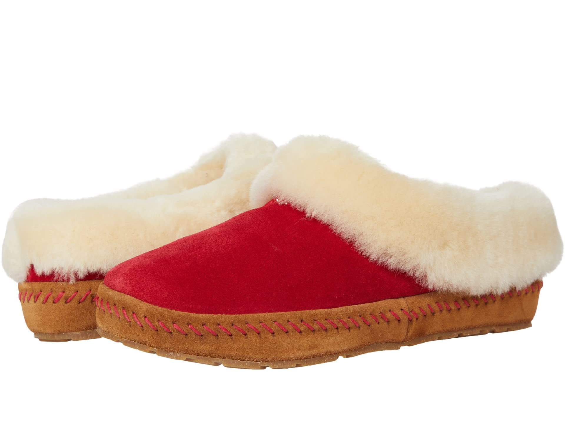 L.L.Bean Wicked Good Slippers Squam Lake — cor Vermelho