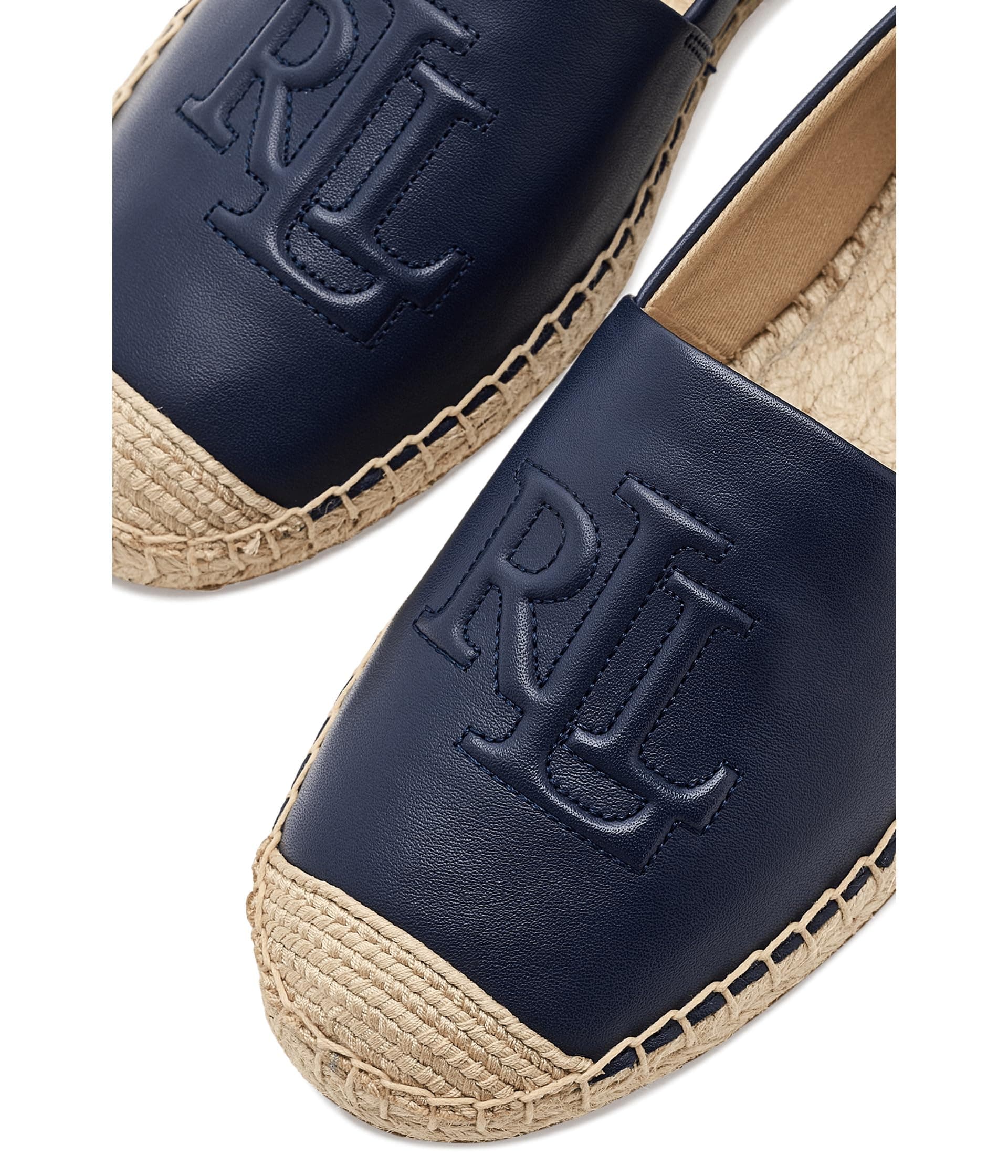 Lauren Ralph Lauren Cameryn Nappa Leather Espadrille — vista 3