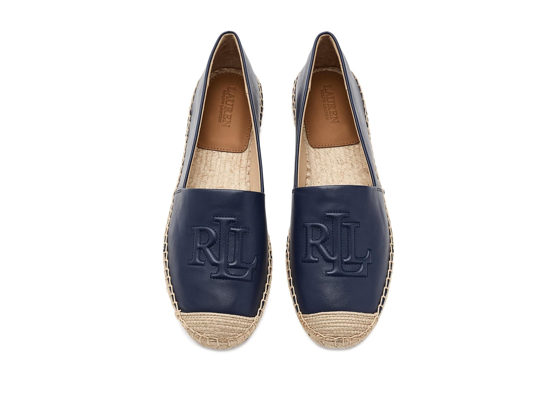 Lauren Ralph Lauren Cameryn Nappa Leather Espadrille — vista 4