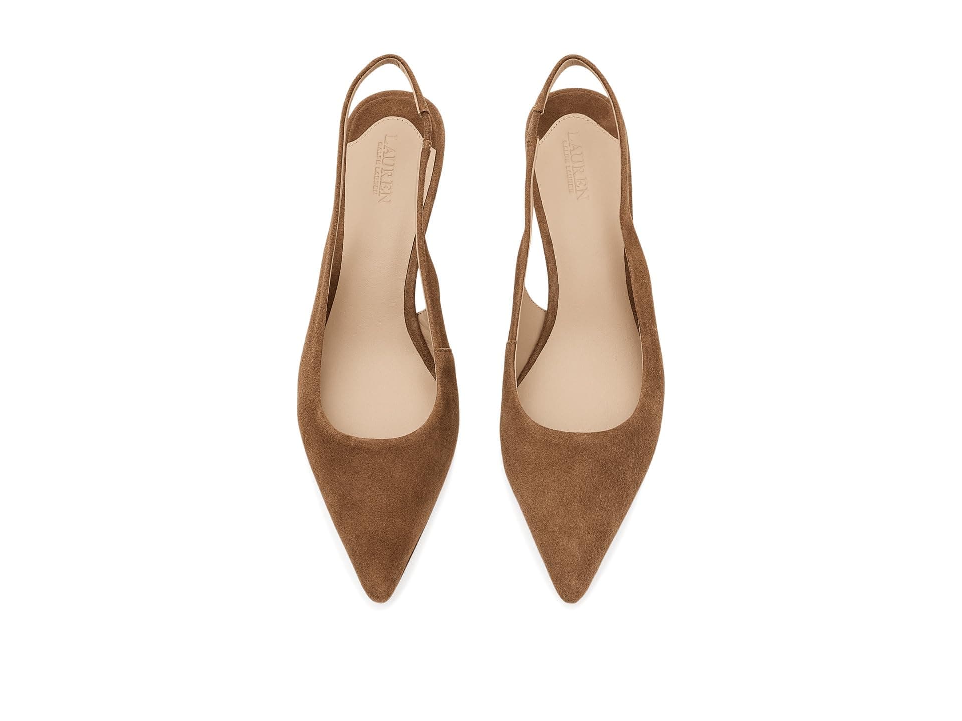 Lauren Ralph Lauren Lolah II Suede Slingback Pumps — vista 4
