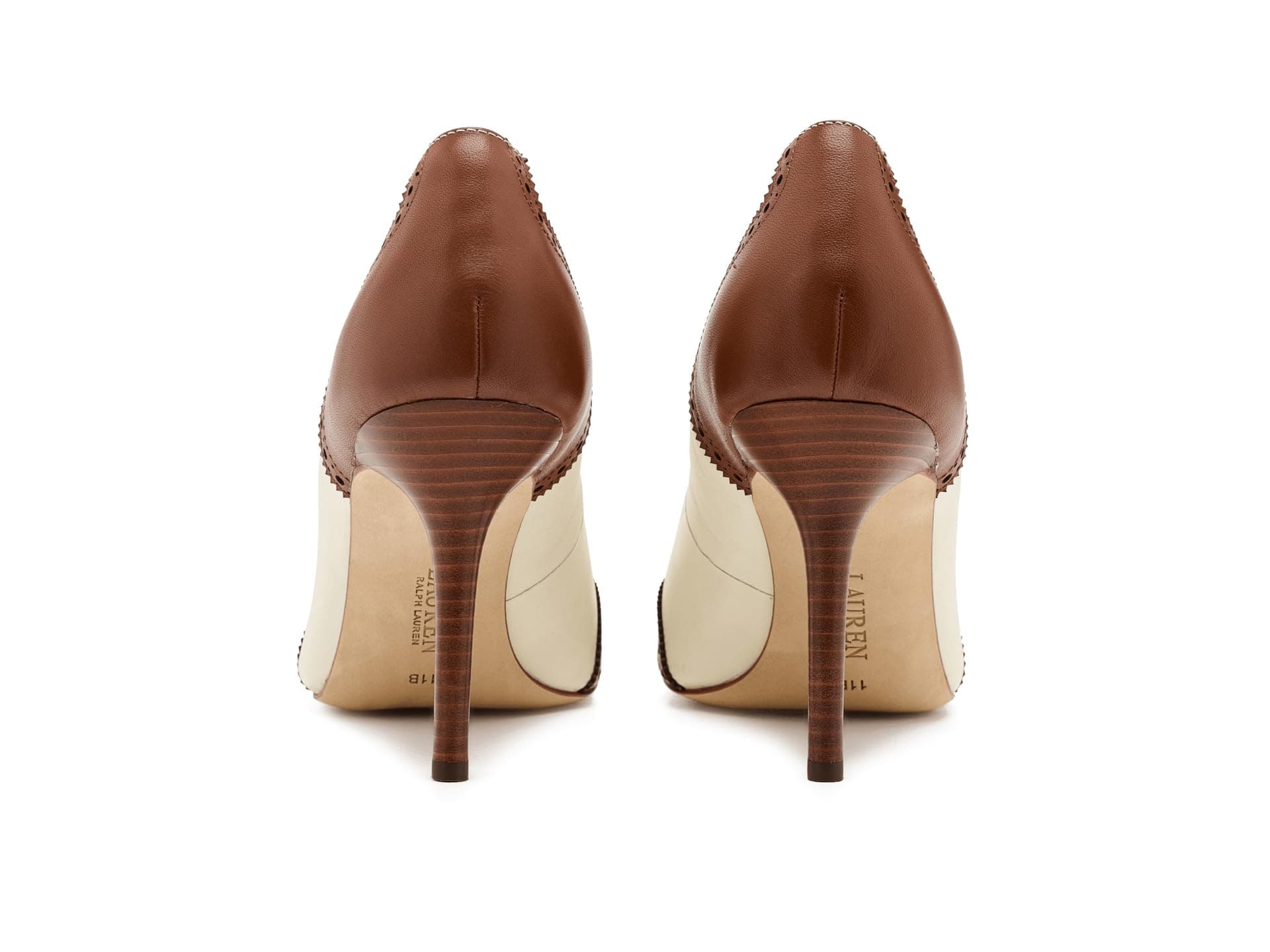 Lauren Ralph Lauren Lynden Perforated Leather Pumps — vista 2