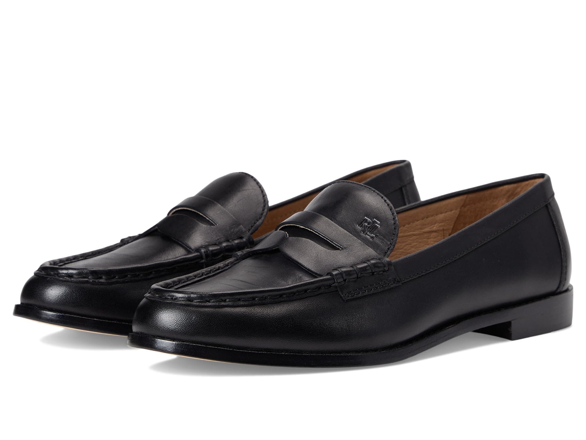 Lauren Ralph Lauren Wynnie Loafers — cor Preto