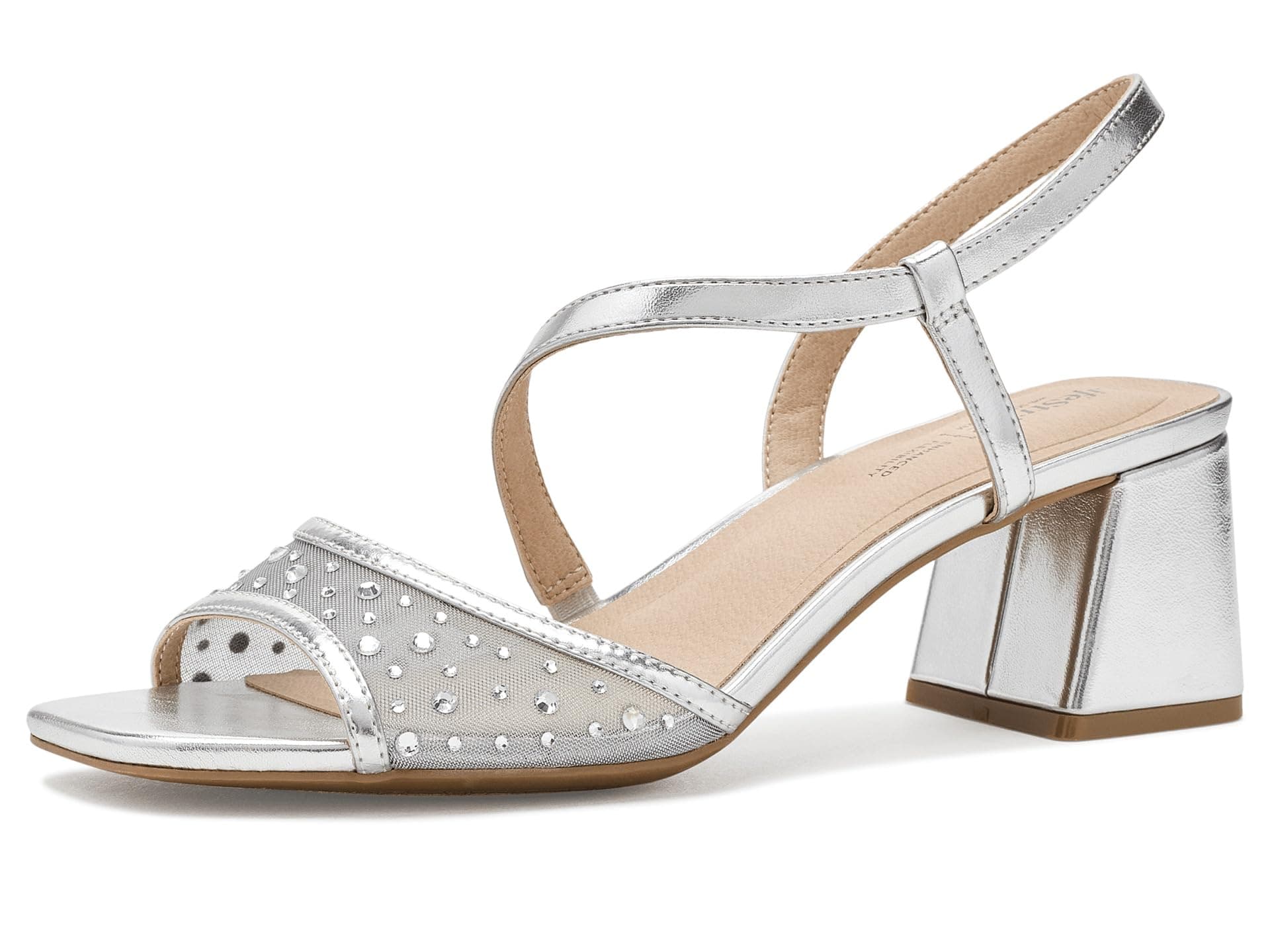 LifeStride Cheyenne Slingback Sandals — cor Prata