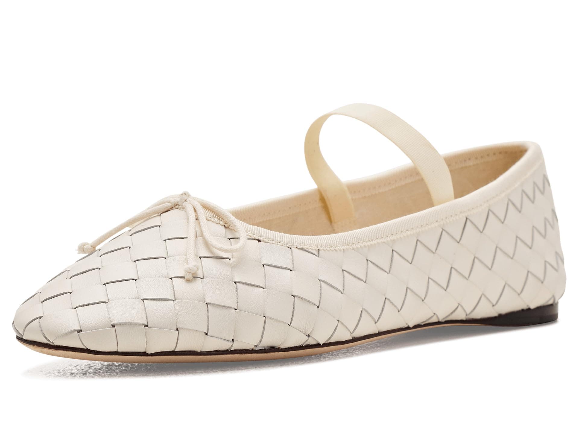 Loeffler Randall Leonie Soft Ballet Flat — cor Off-white