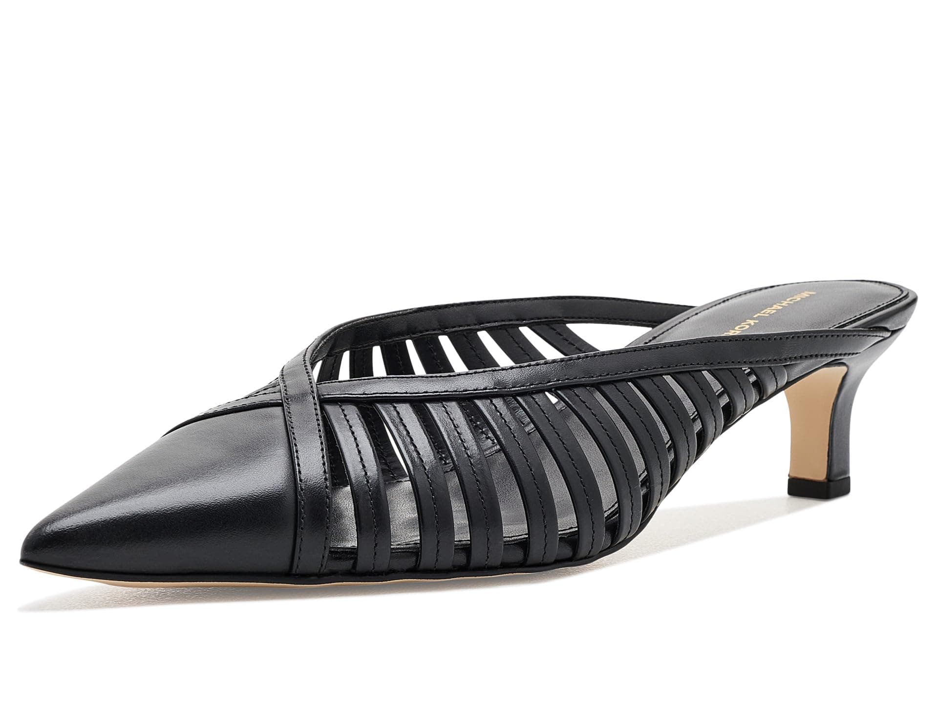 MICHAEL Michael Kors Adriana Kitten Mule Pumps — cor Preto