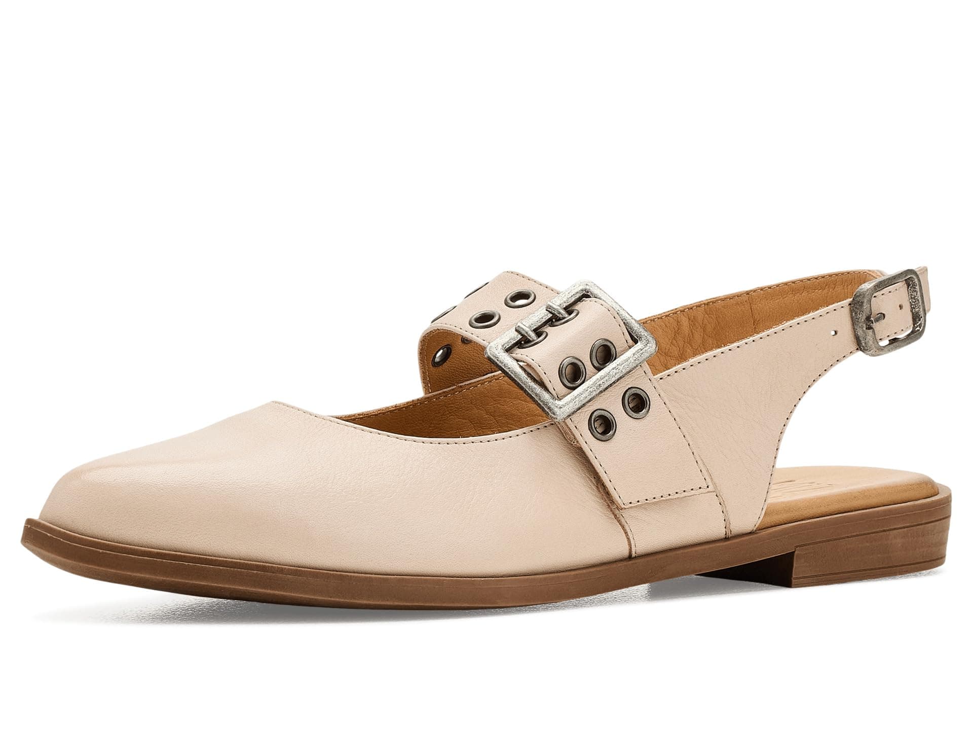 Miz Mooz Freya Sling Back Flats — cor Marrom