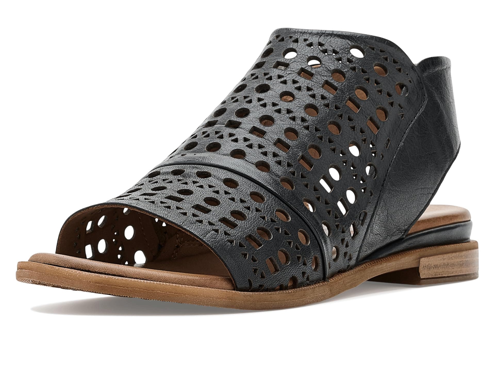 Miz Mooz Gemma Flat Sandals — cor Preto