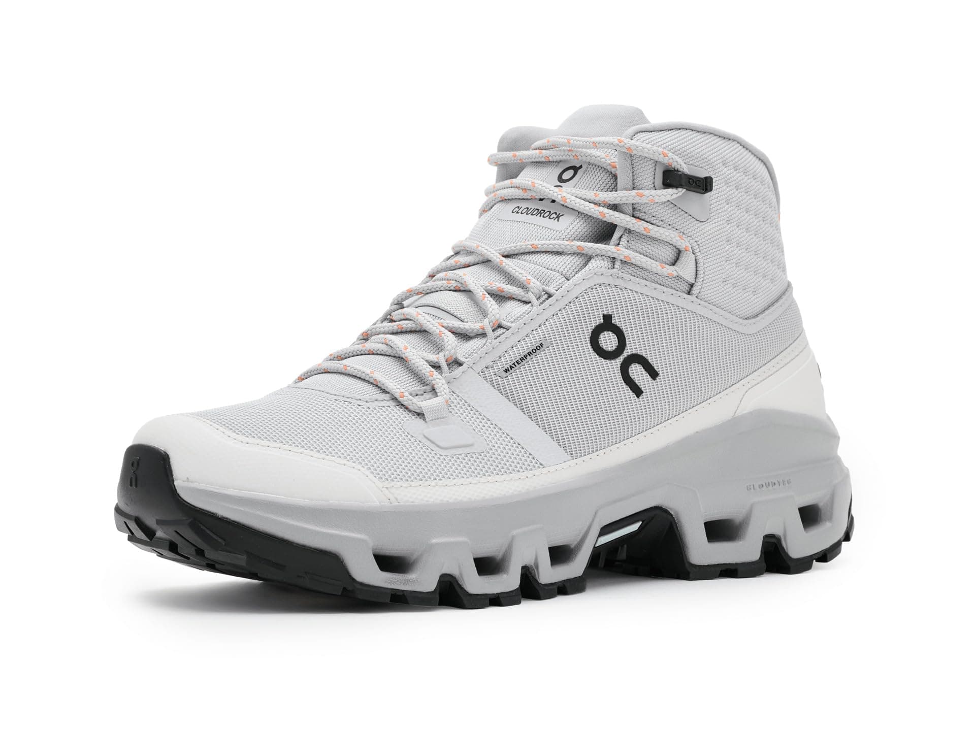 On Cloudrock Mid Waterproof — cor Gelo