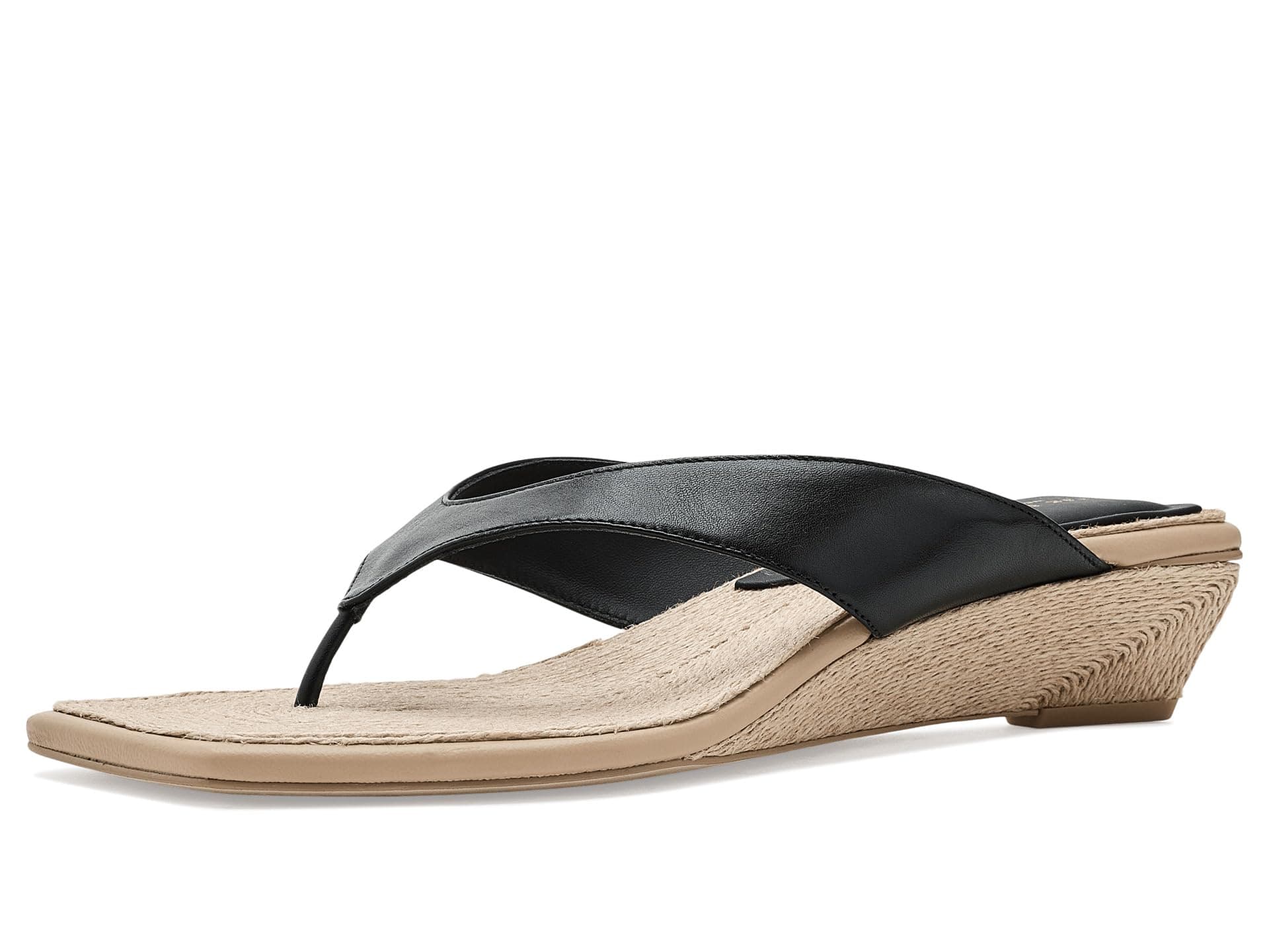 rag & bone Jo Thong Wedges — cor Preto