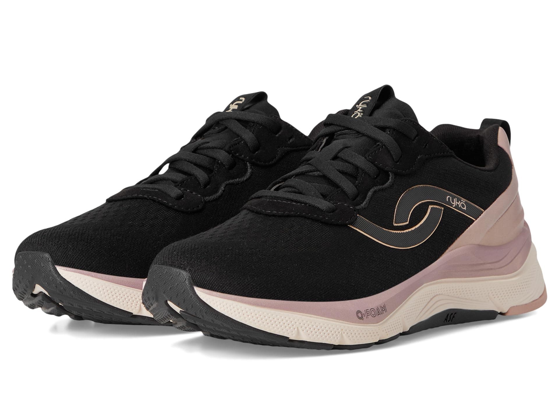 Ryka Uplift LX Running Sneaker — cor Preto