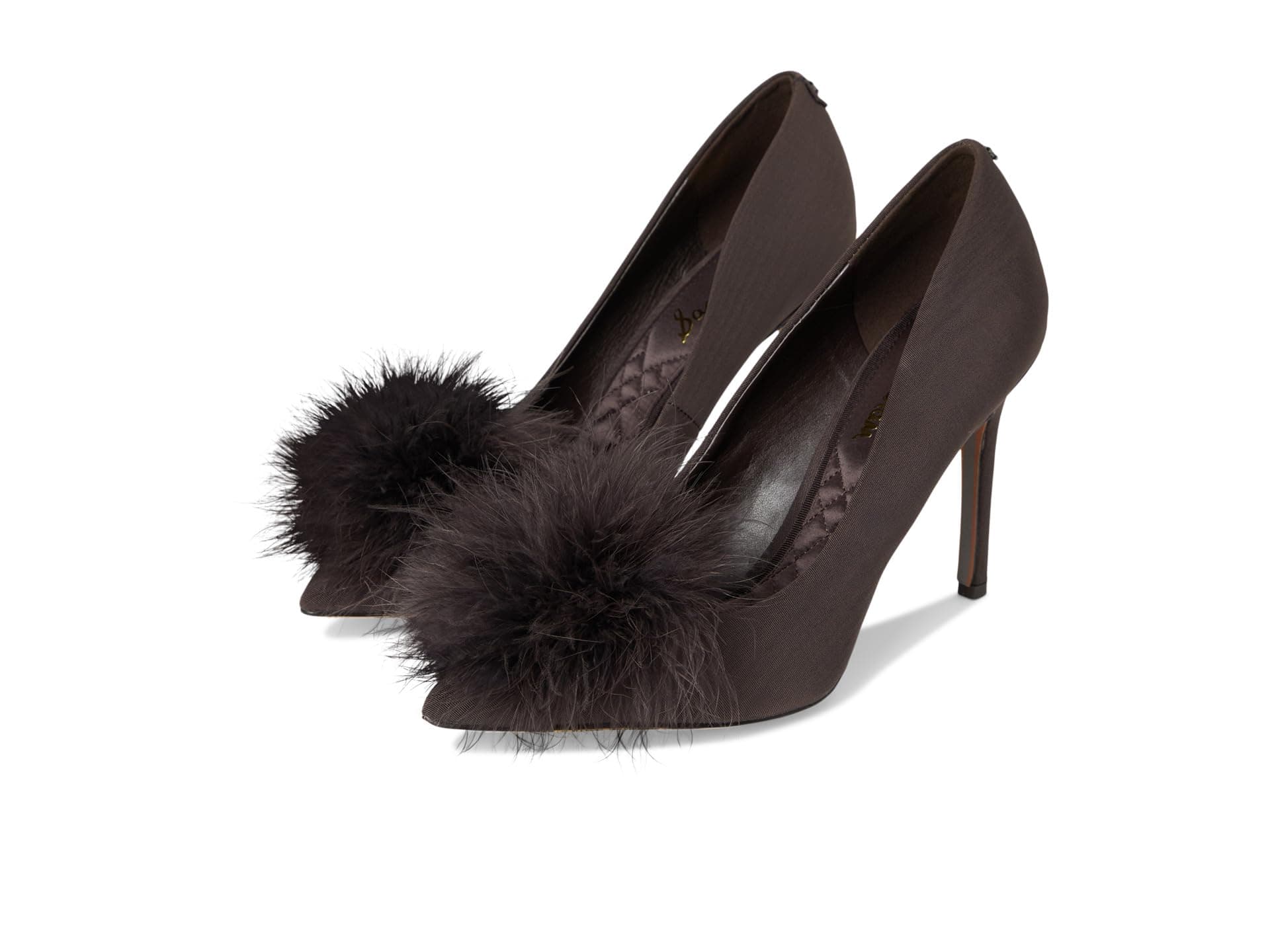 Sam Edelman Hazel Plush Pump Shoes — cor Marrom