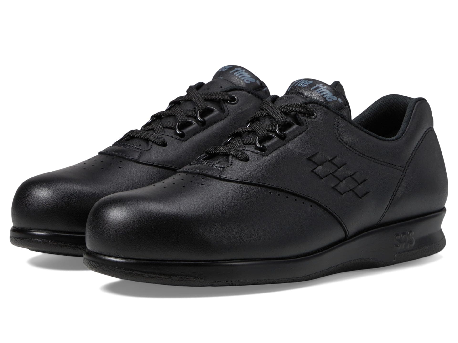 SAS Free Time Comfort Walking Shoe — cor Preto