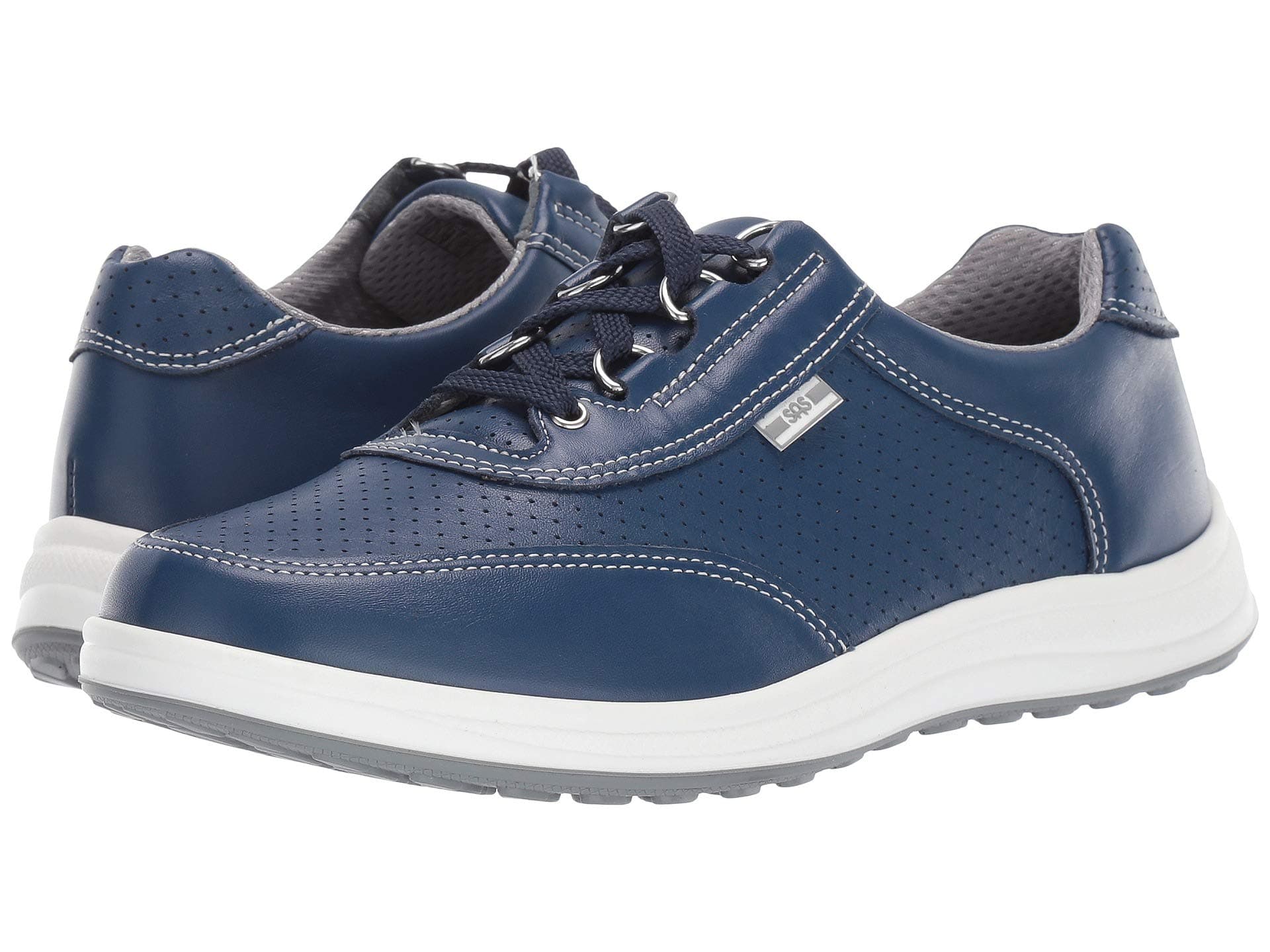 SAS Sporty Lux Lace Up Comfort Sneaker — cor Azul