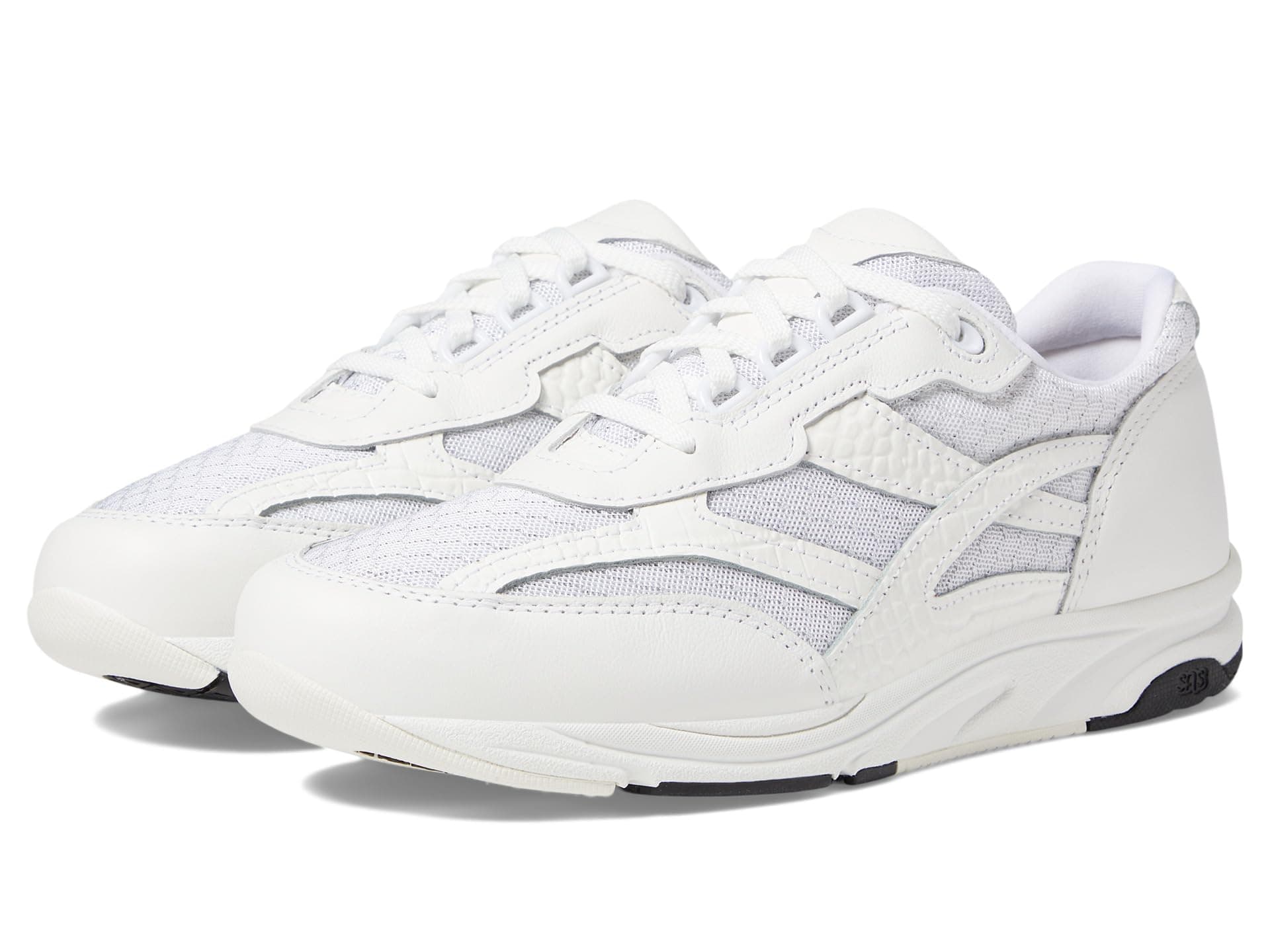 SAS Tour Mesh Comfort Walking Sneaker — cor Branco
