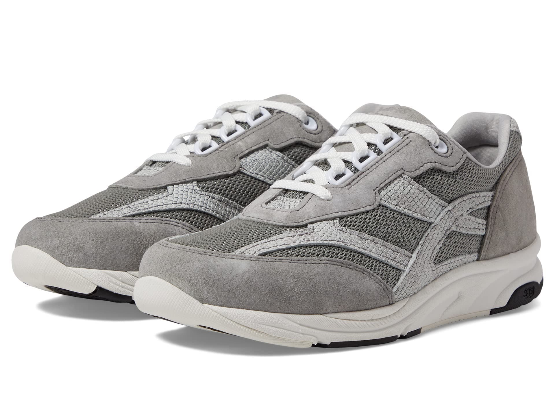 SAS Tour Mesh Comfort Walking Sneaker — cor Cinza