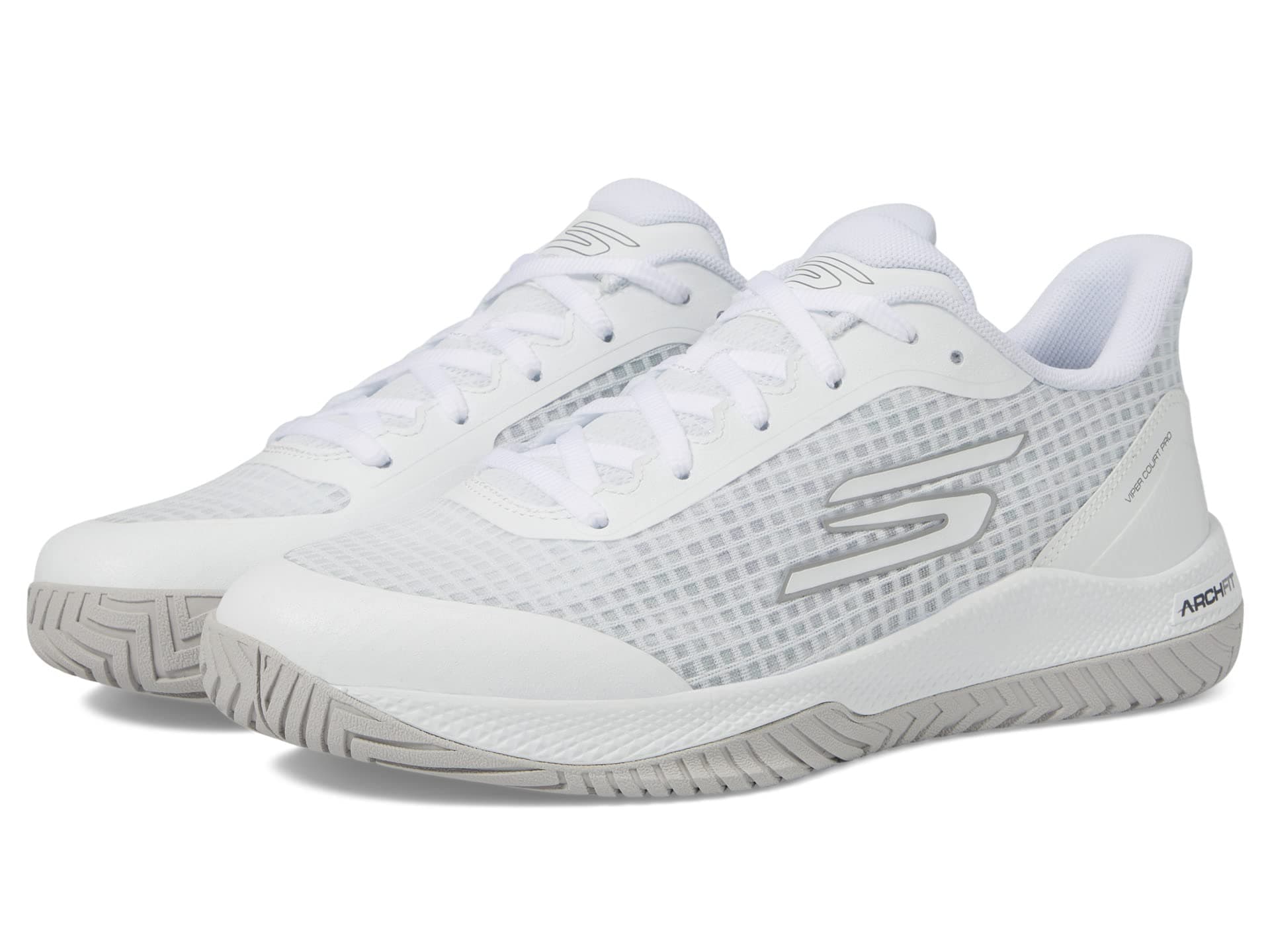 SKECHERS Go Train Arch Fit Viper Court Pro - Pickleball — cor Branco