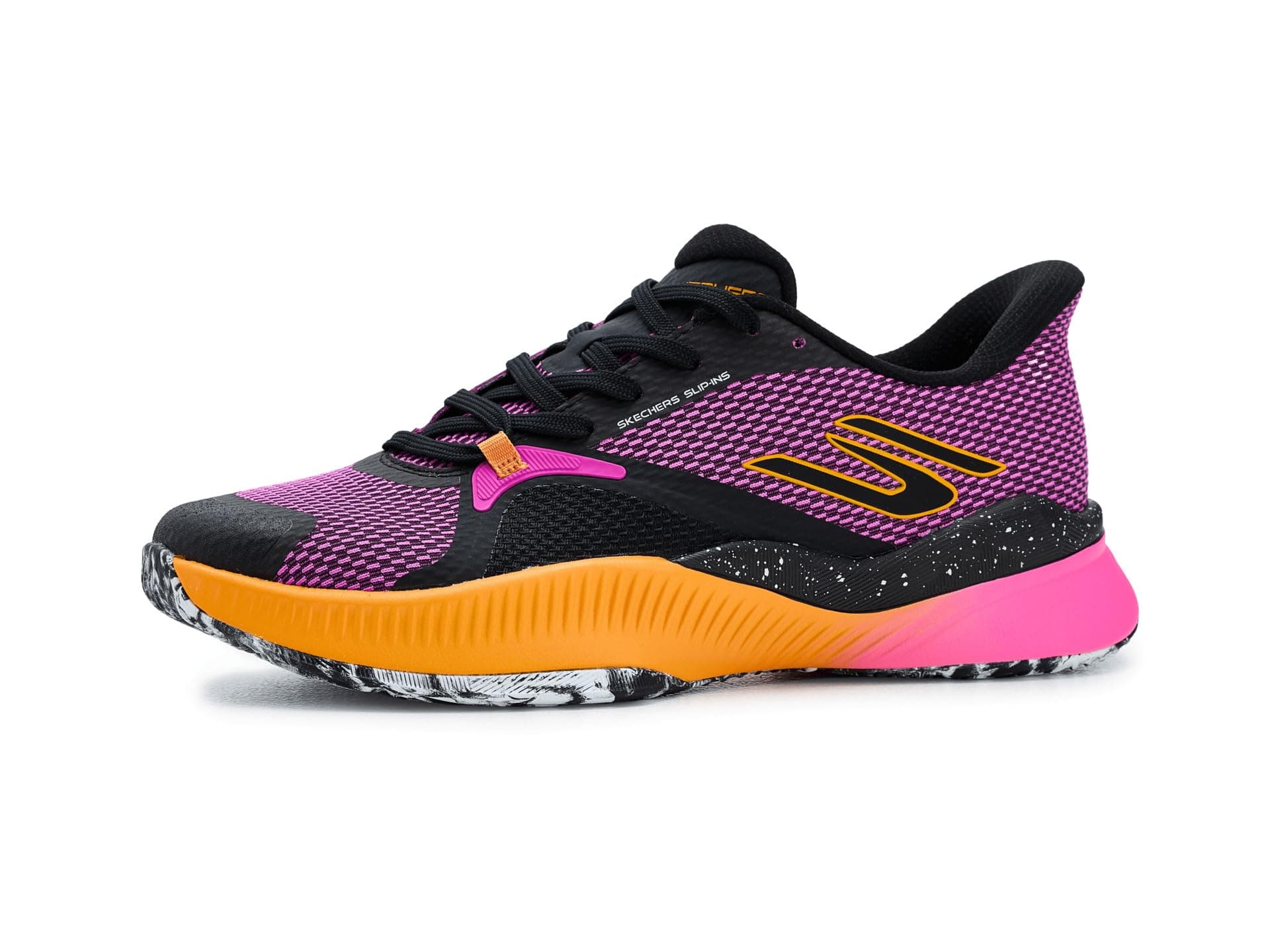 SKECHERS Tennis Shoe Hands Free Slip-ins Skechers State Champ Sneaker — cor Preto