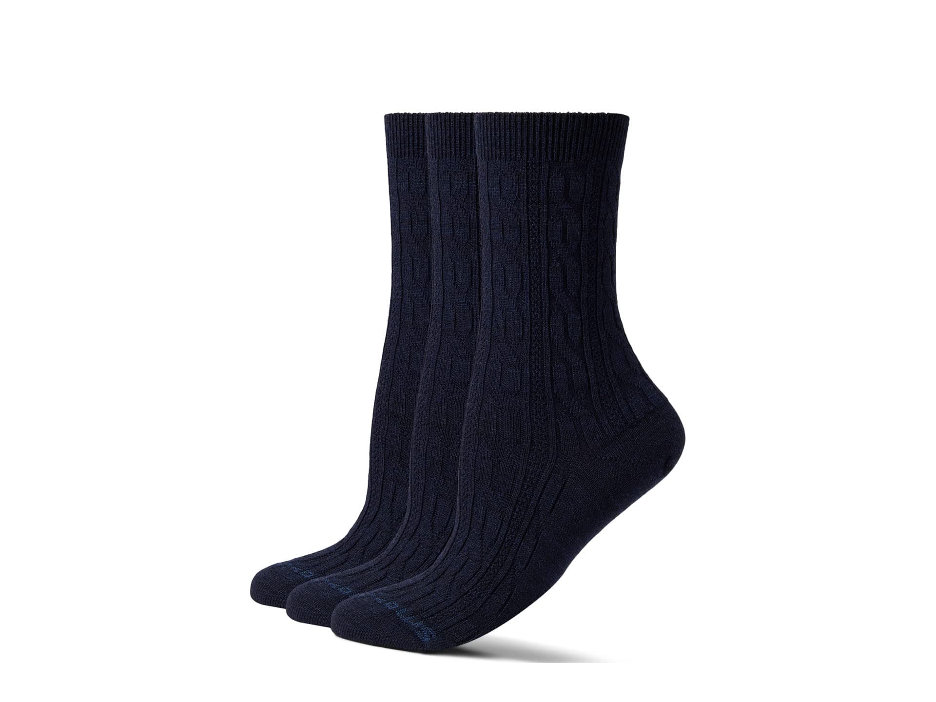 Smartwool Everyday Cable Crew Socks 3-Pack — cor Marinho