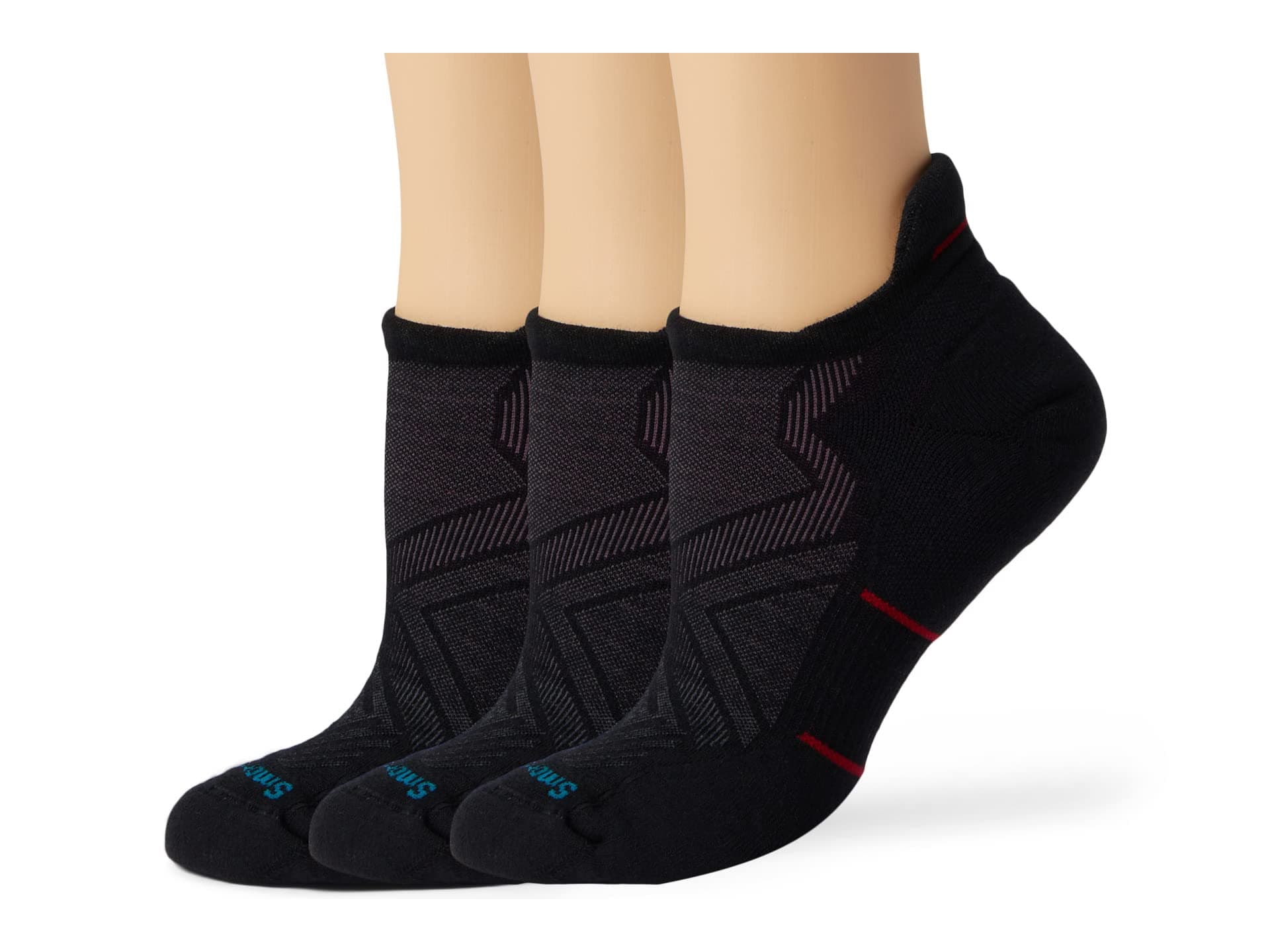 Smartwool Run Targeted Cushion Low Ankle Socks 3-Pack — vista principal