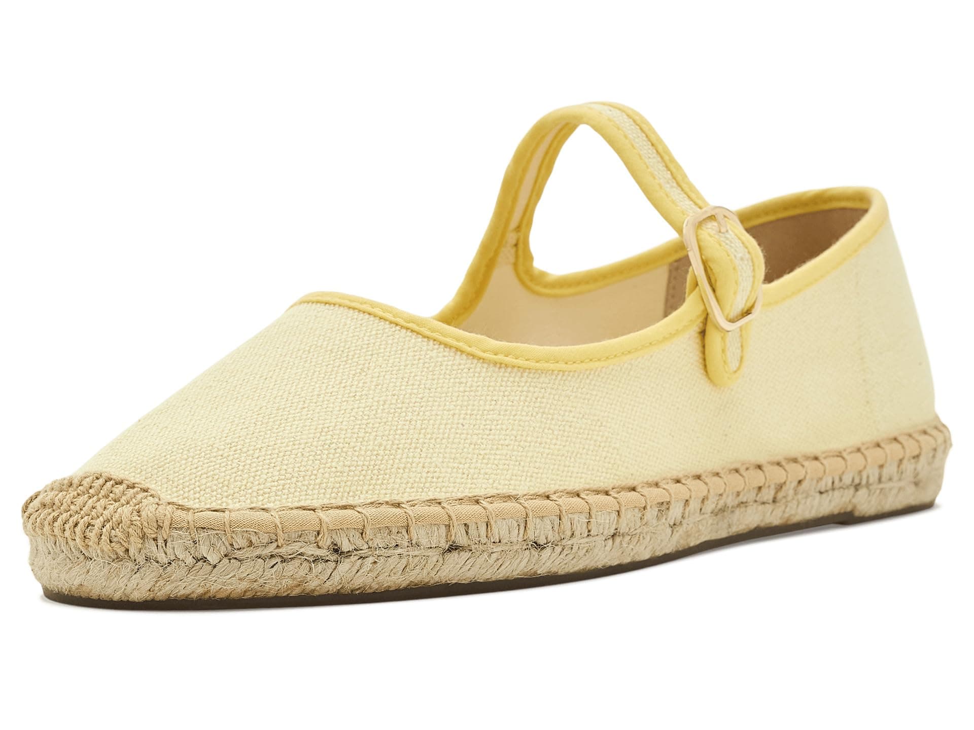 Soludos Mary Jane Espadrille — cor Amarelo
