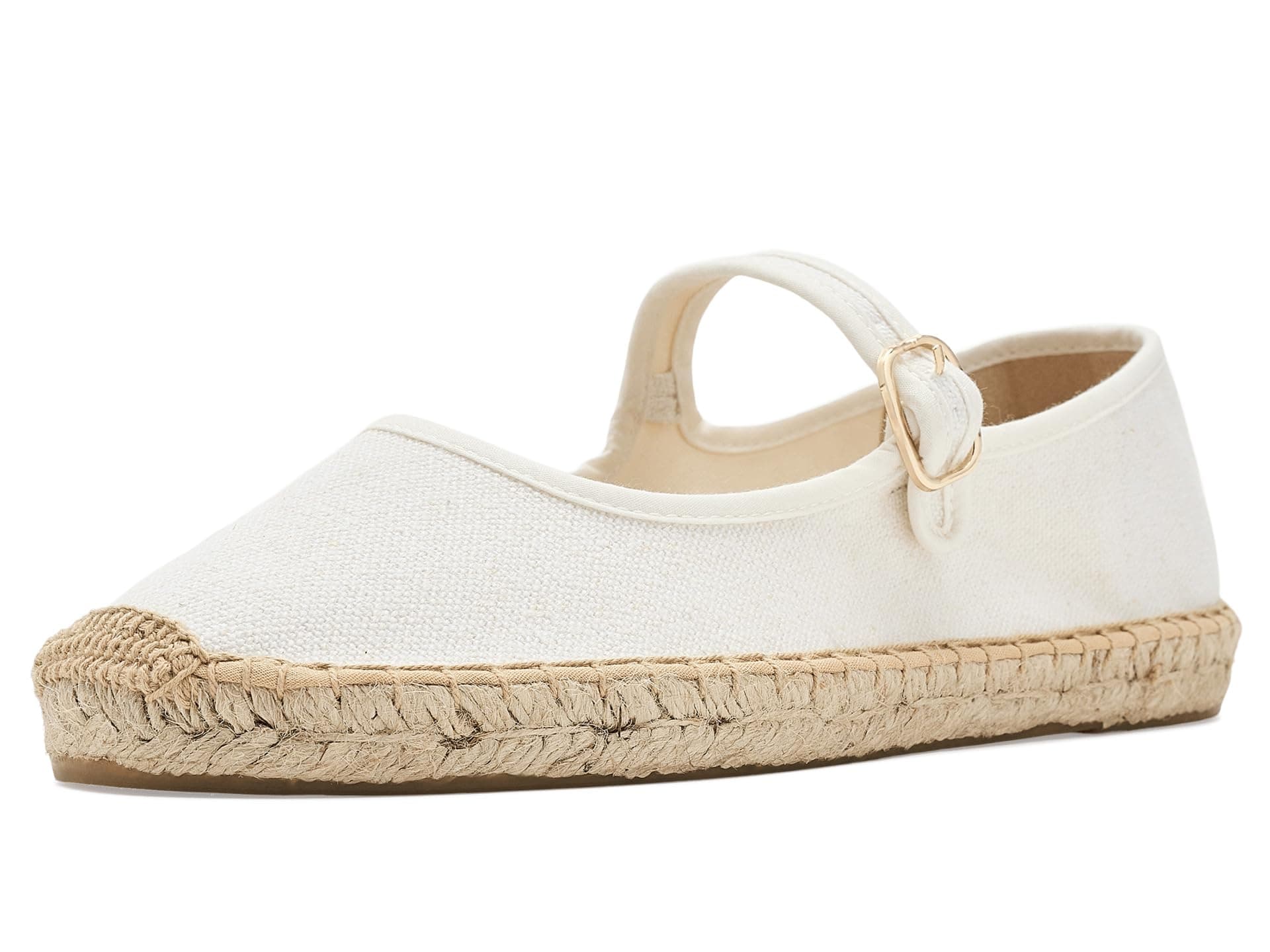 Soludos Mary Jane Espadrille — cor Branco