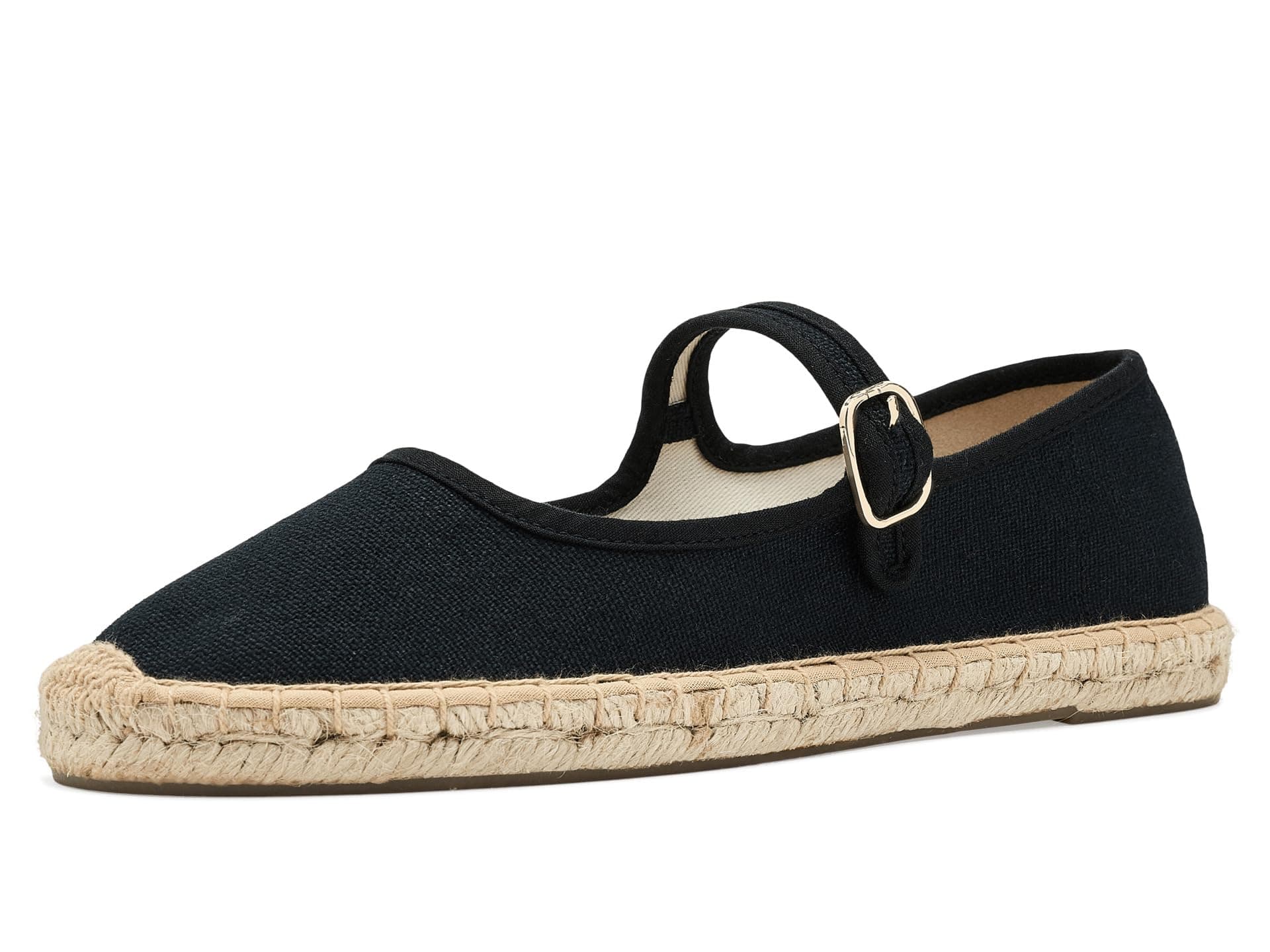 Soludos Mary Jane Espadrille — cor Preto