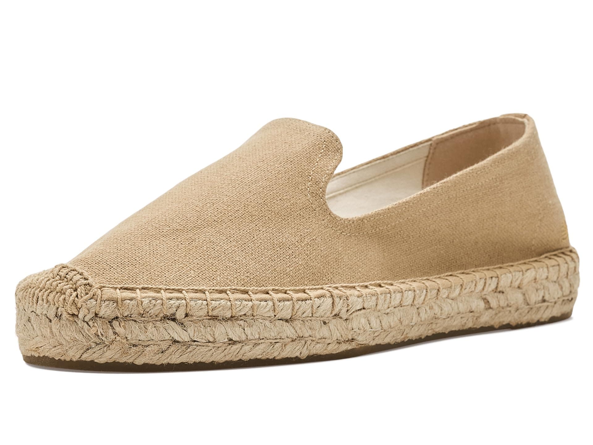 Soludos Smoking Platform Espadrille — cor Marrom