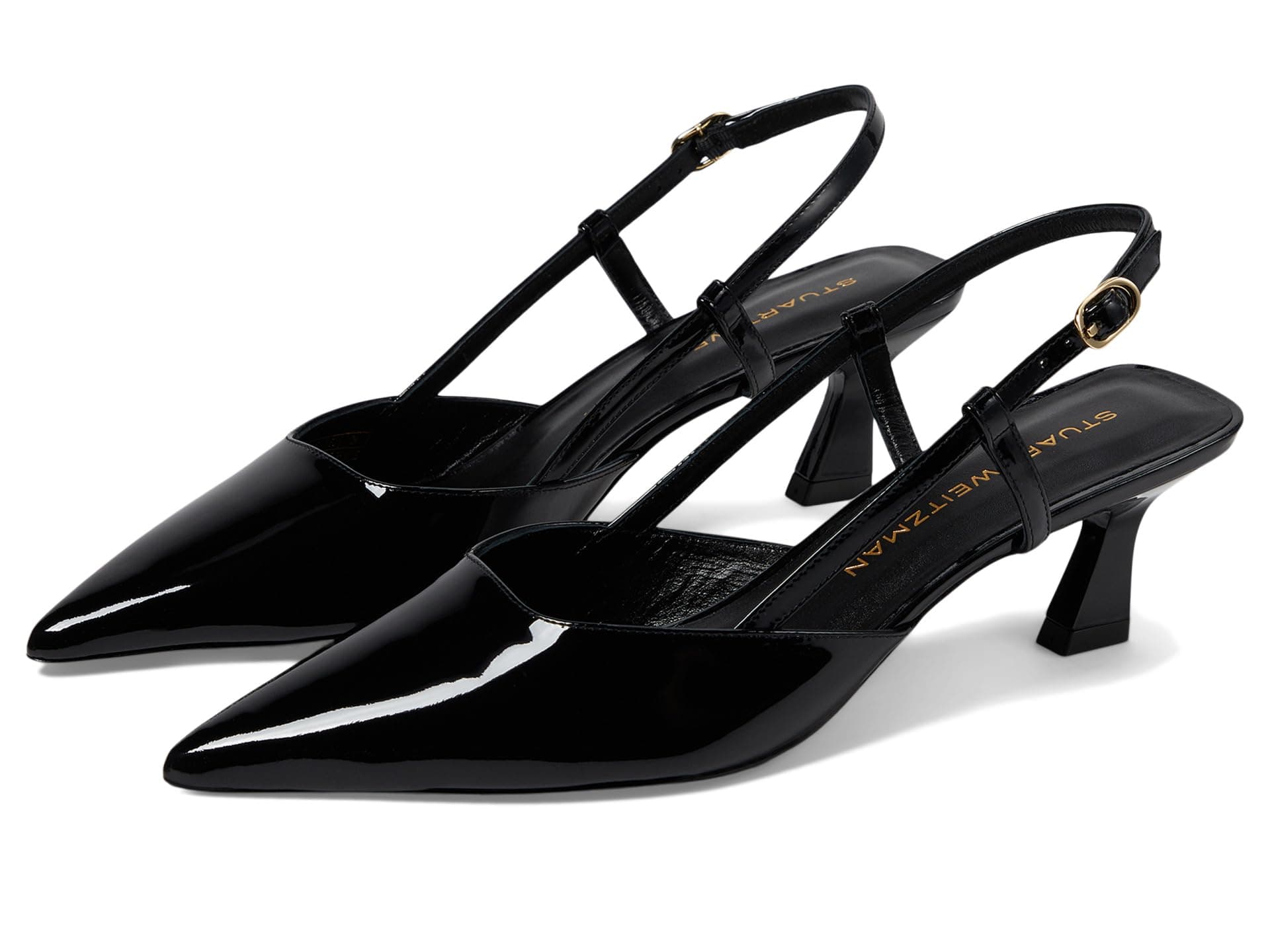 Stuart Weitzman Vinnie 50 Slingback — cor Preto