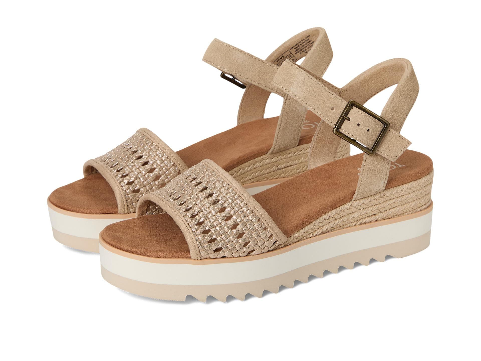 TOMS Diana Sandal — cor Prata