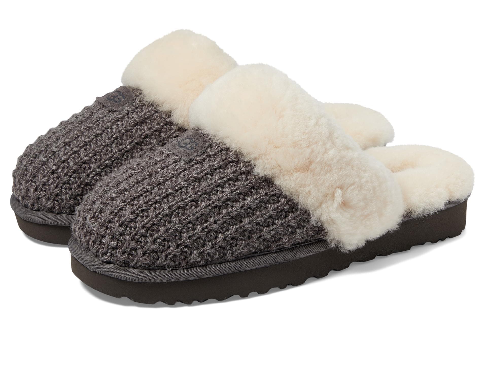 UGG Cozy Knit Slipper — cor Grafite